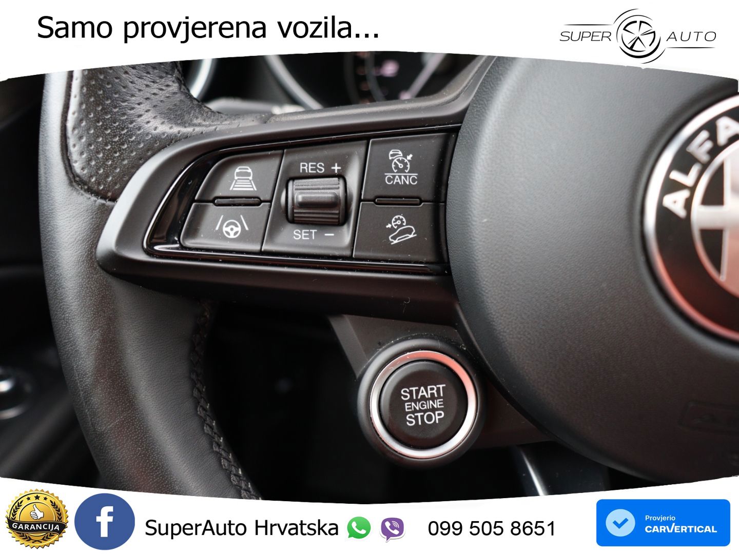 Alfa Romeo Stelvio 2.0 Turbo (280 KS) Q4 Automatic LED+GR SJED+ACC