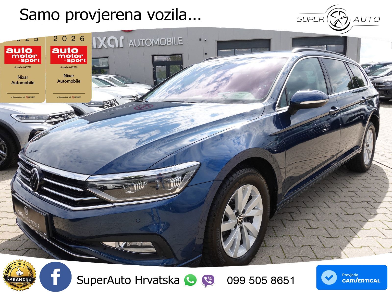 Volkswagen Passat Variant 2.0 TDI (150 KS) DSG Business LED+GR SJED+ACC