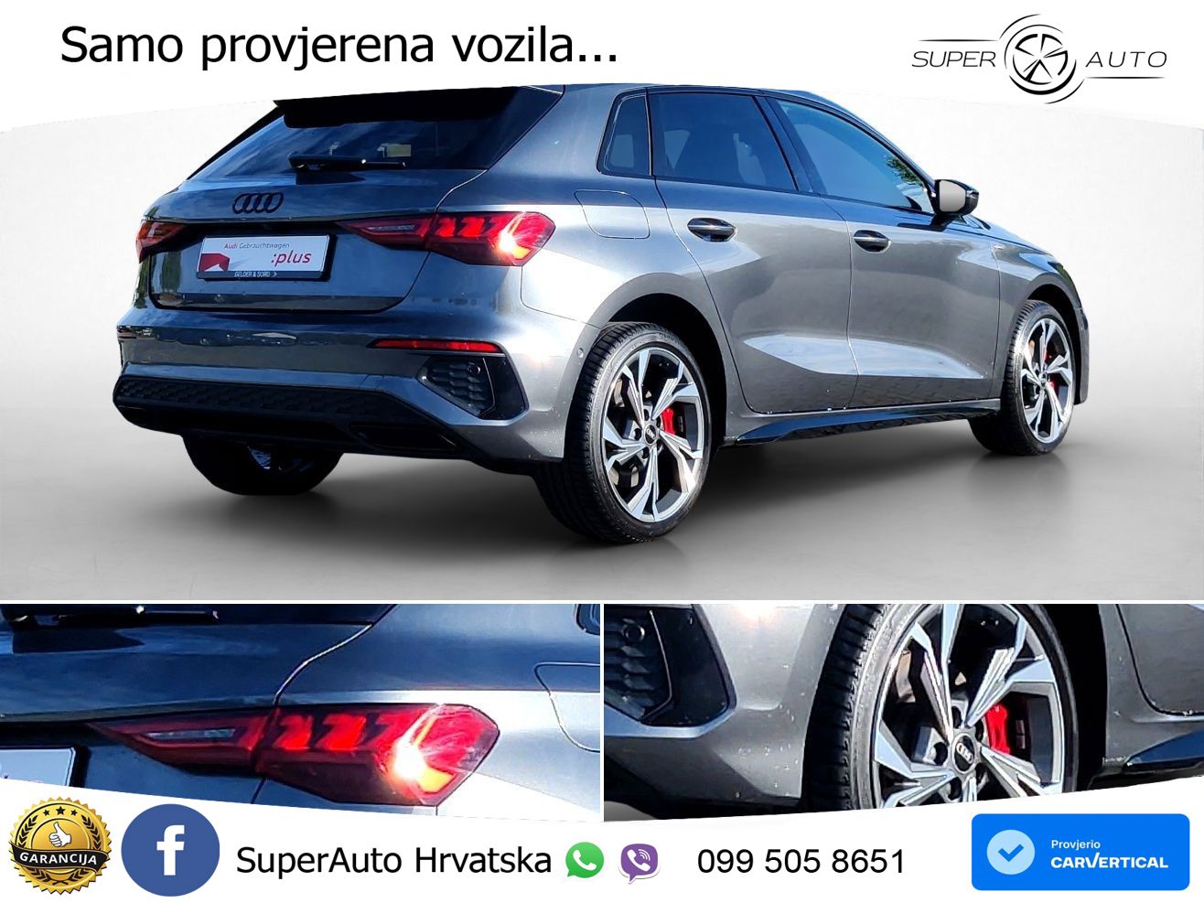 Audi A3 45 TFSIe (245 KS) S tronic S line MATRIX+GR SJED+KAM