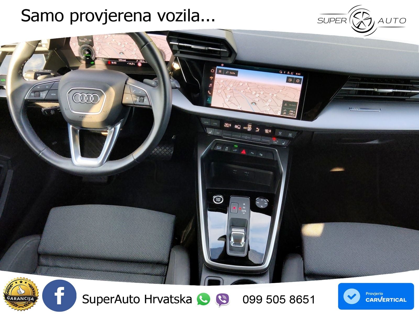 Audi A3 45 TFSIe (245 KS) S tronic S line MATRIX+GR SJED+KAM