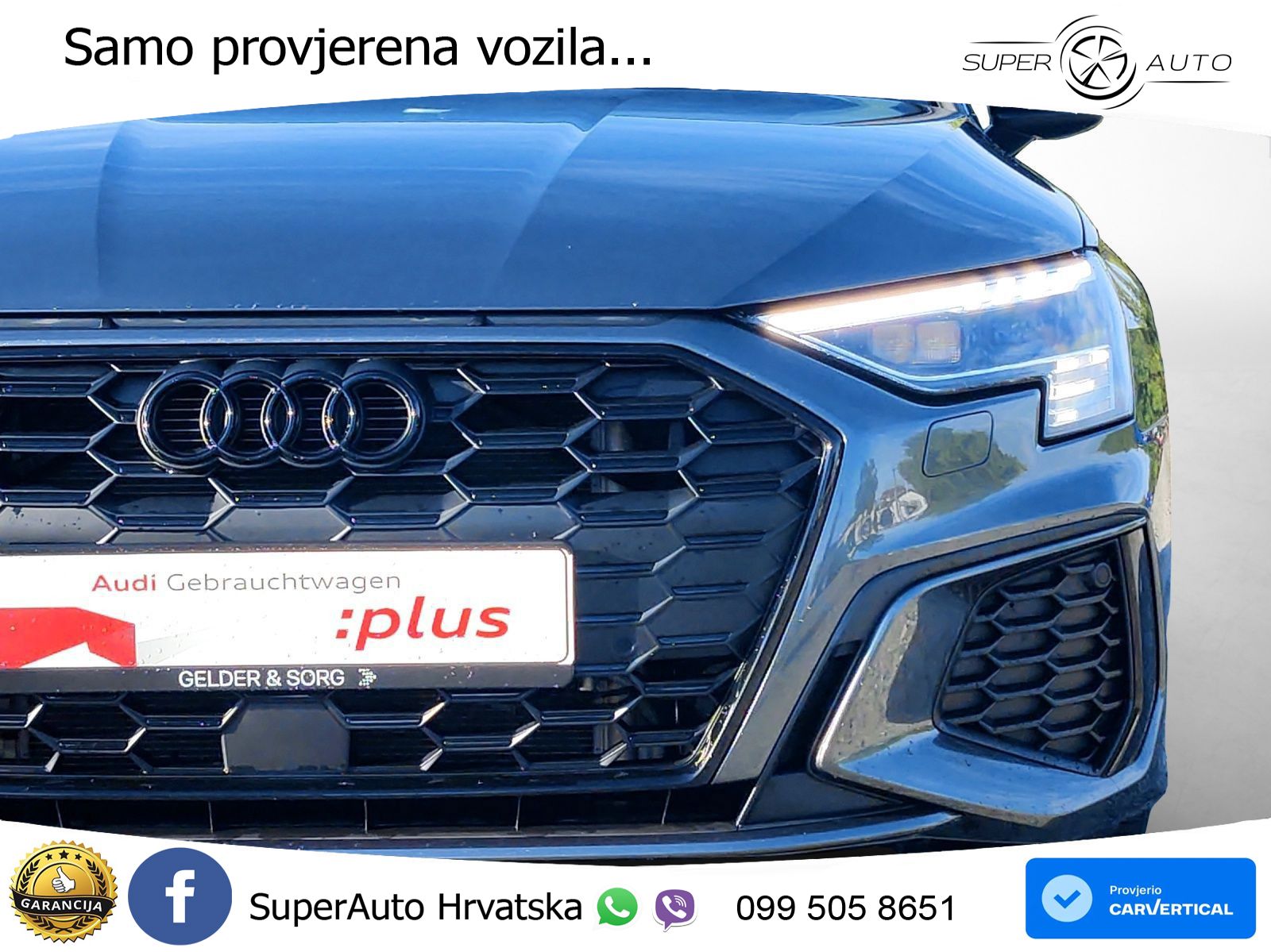 Audi A3 45 TFSIe (245 KS) S tronic S line MATRIX+GR SJED+KAM