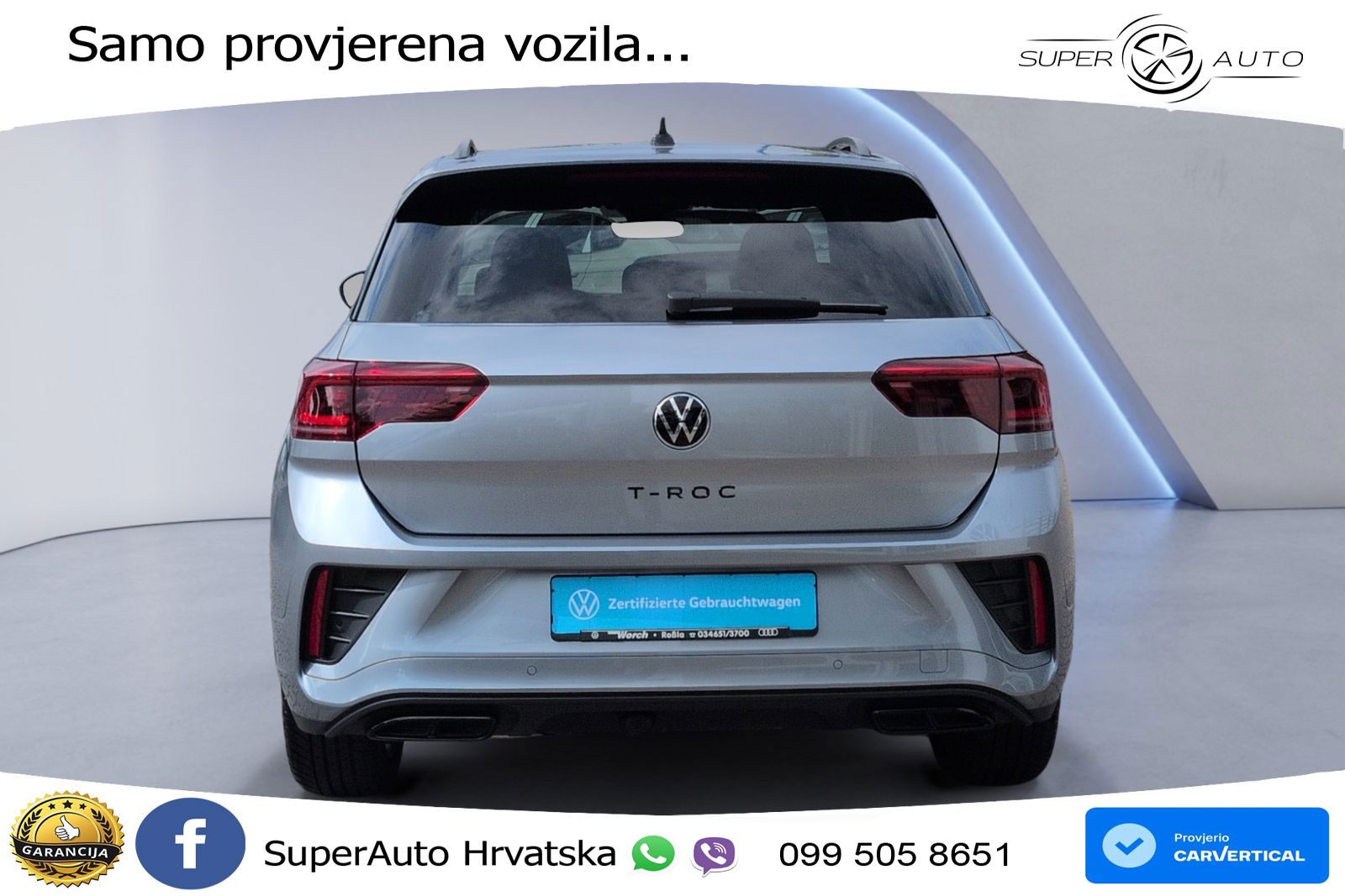Volkswagen T-Roc 1.5 TSI (150 KS) DSG LED+GR SJED+ACC