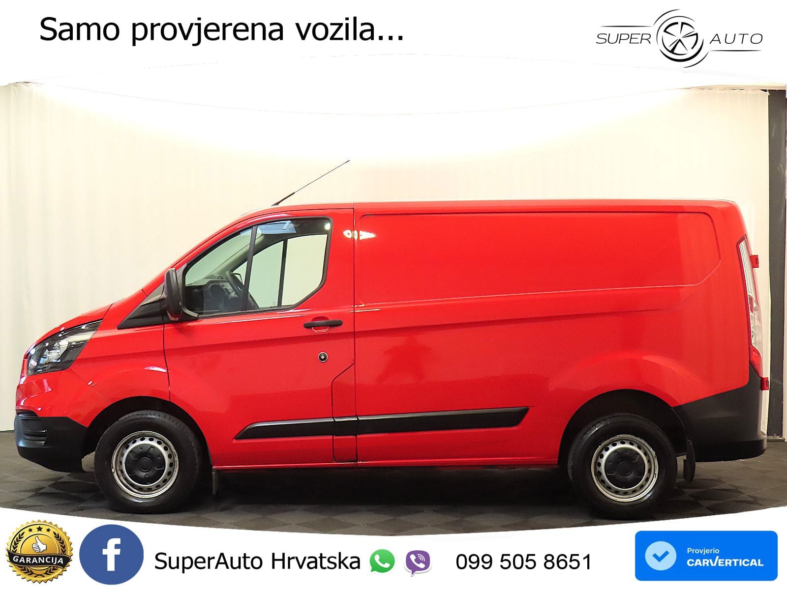 Ford Transit Custom Kasten 280 L1 (Klima, 1. Hand) 105 KS