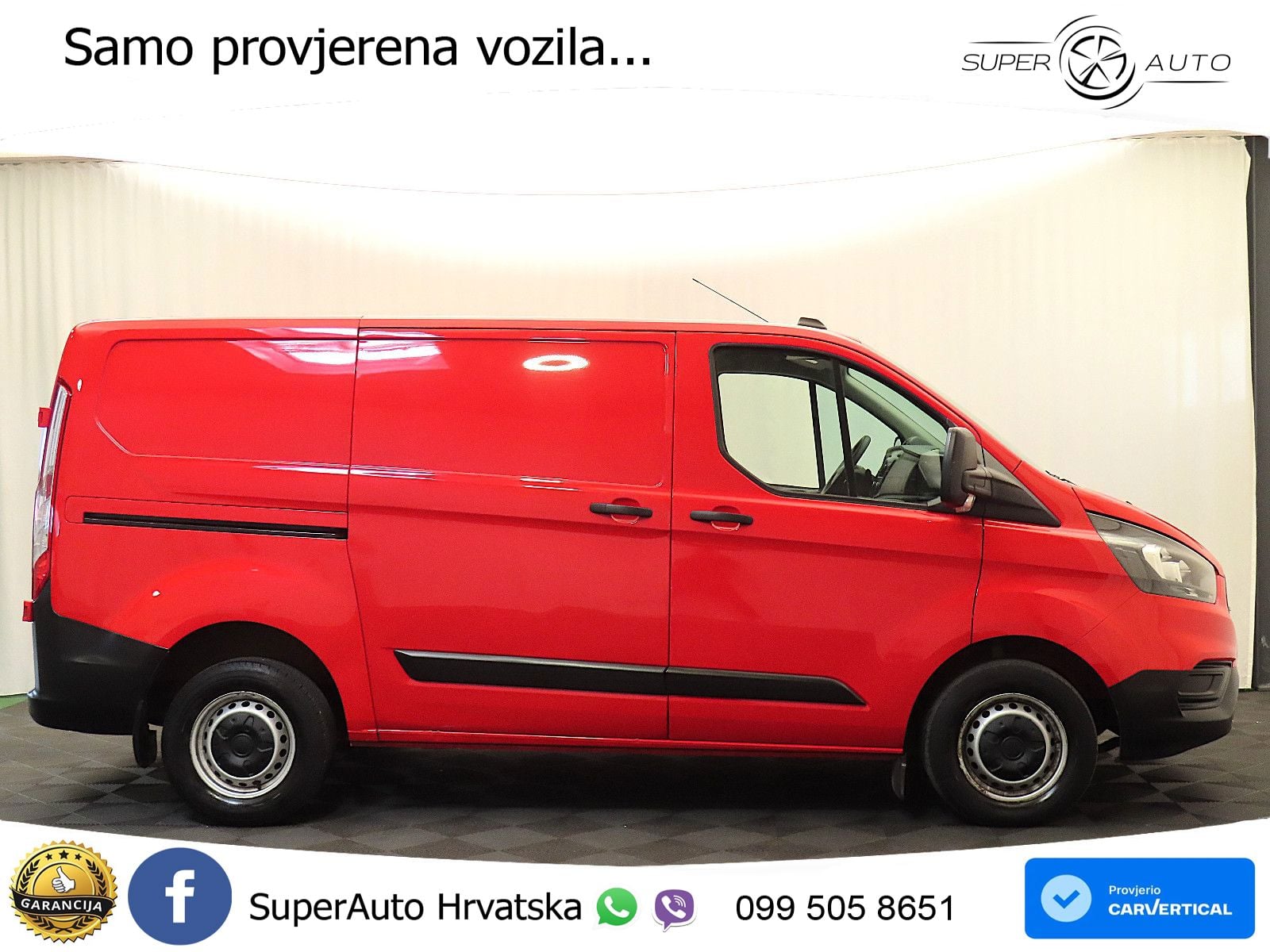 Ford Transit Custom Kasten 280 L1 (Klima, 1. Hand) 105 KS
