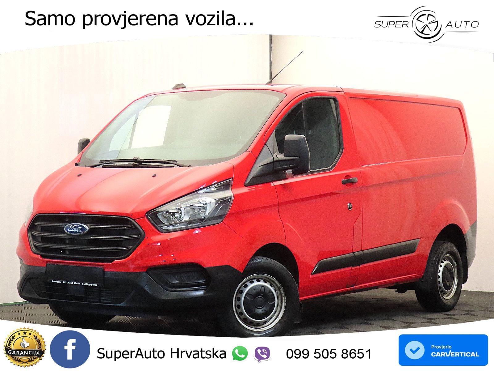 Ford Transit Custom Kasten 280 L1 (Klima, 1. Hand) 105 KS