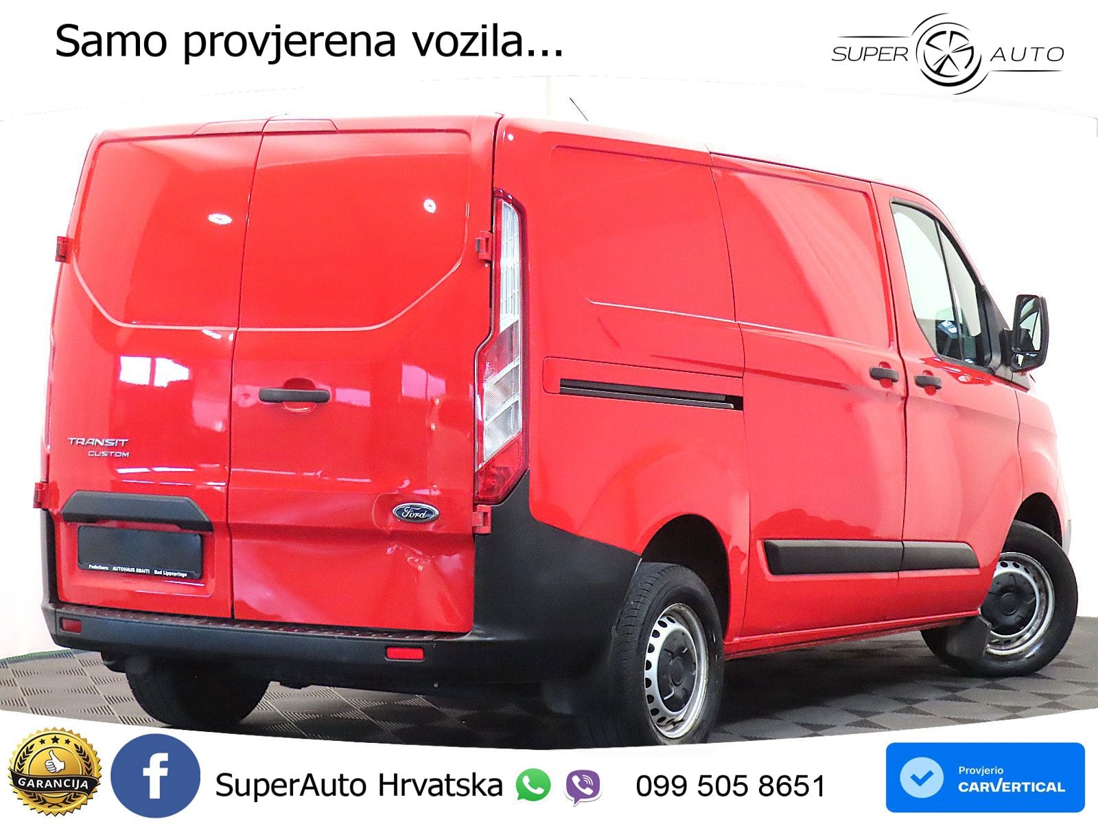 Ford Transit Custom Kasten 280 L1 (Klima, 1. Hand) 105 KS