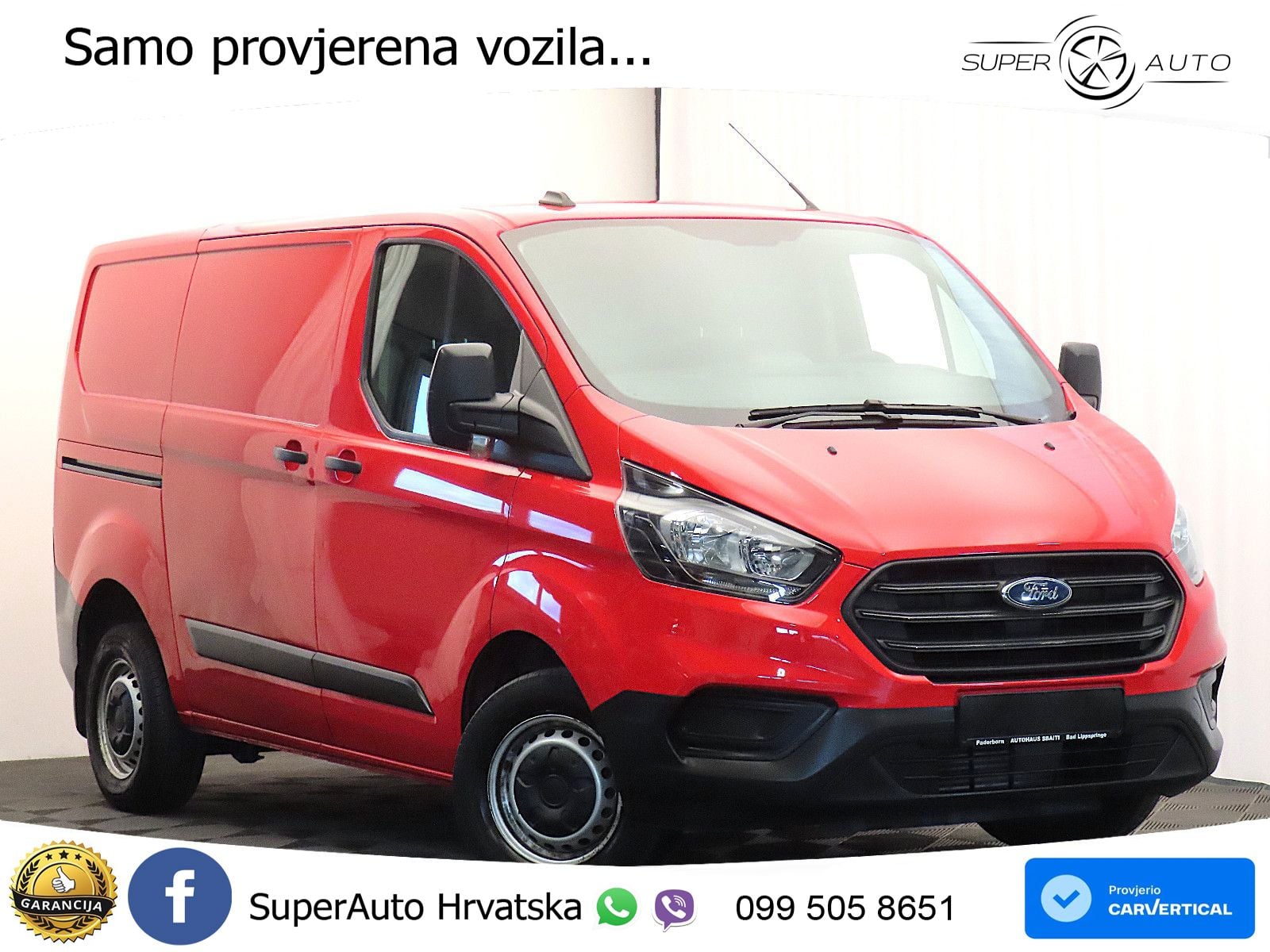 Ford Transit Custom Kasten 280 L1 (Klima, 1. Hand) 105 KS