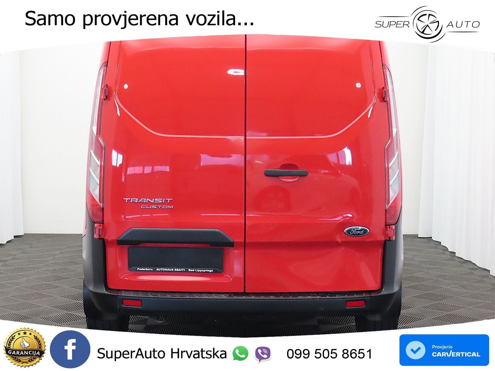 Ford Transit Custom Kasten 280 L1 (Klima, 1. Hand) 105 KS
