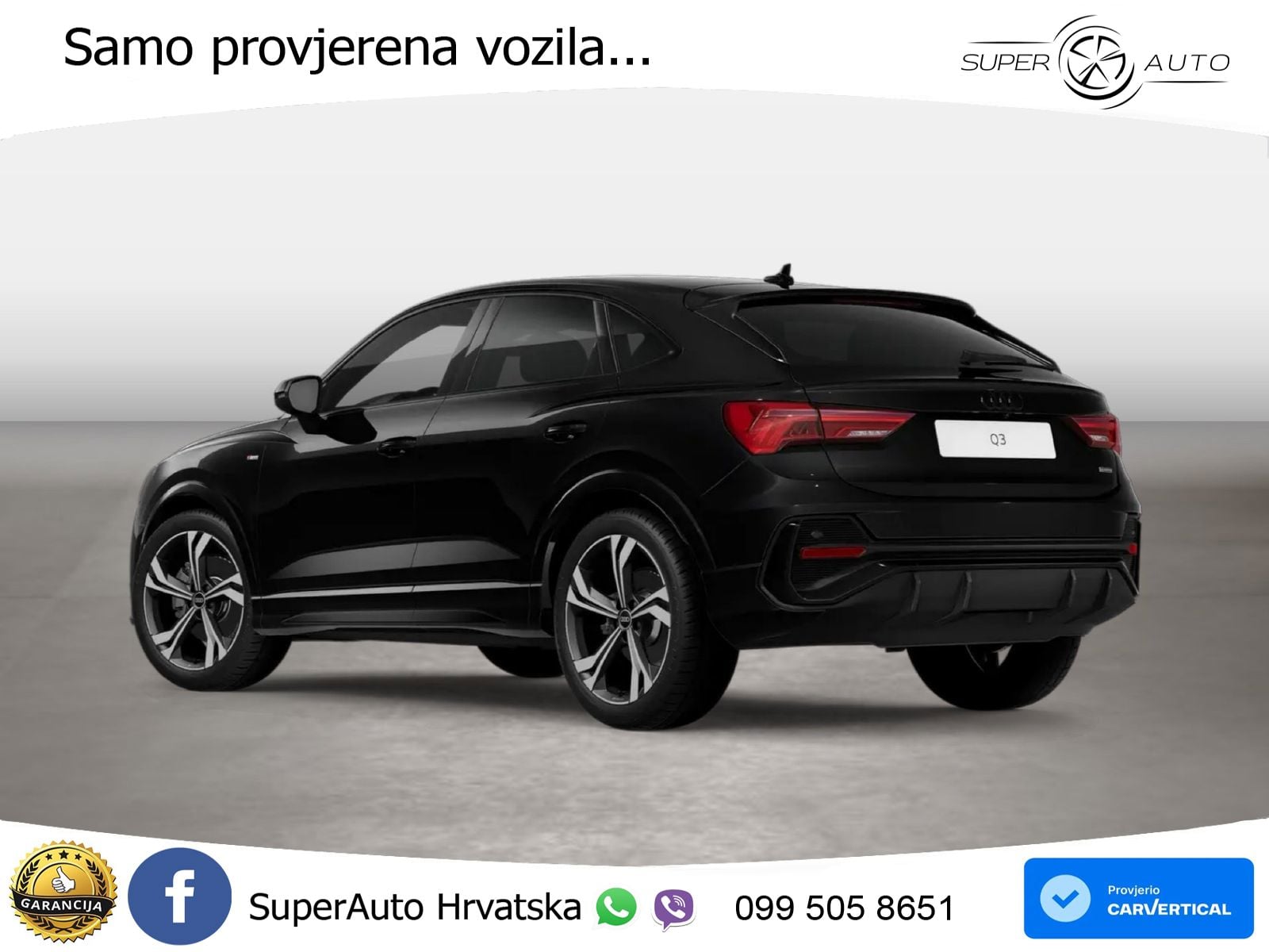 Audi Q3 Sportback 40 TDI (200 KS) quattro S tronic S line MATRIX+GR SJED+KAM