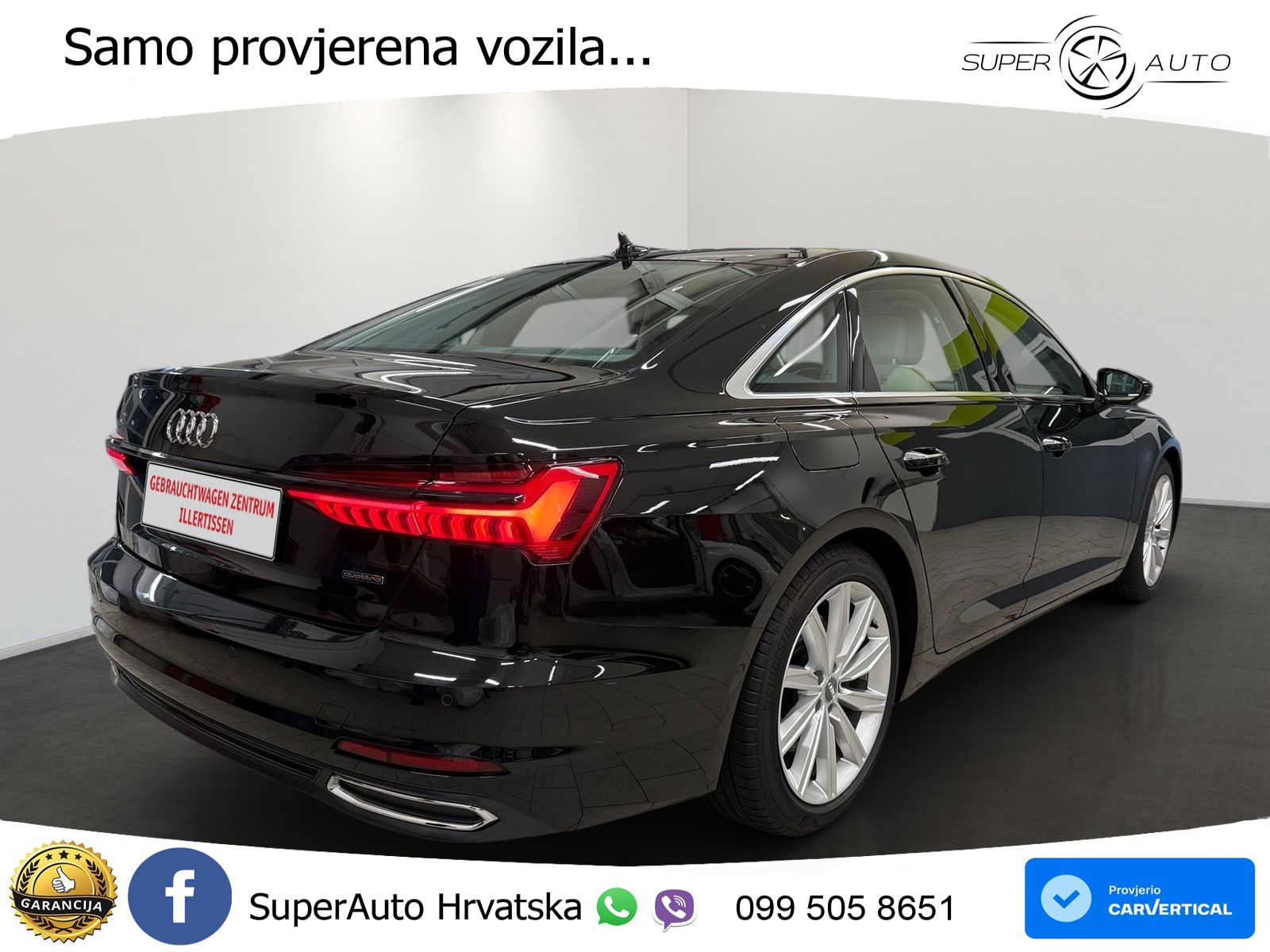 Audi A6 55 TFSI V6 (340 KS) quattro S tronic MATRIX+GR SJED+KAM