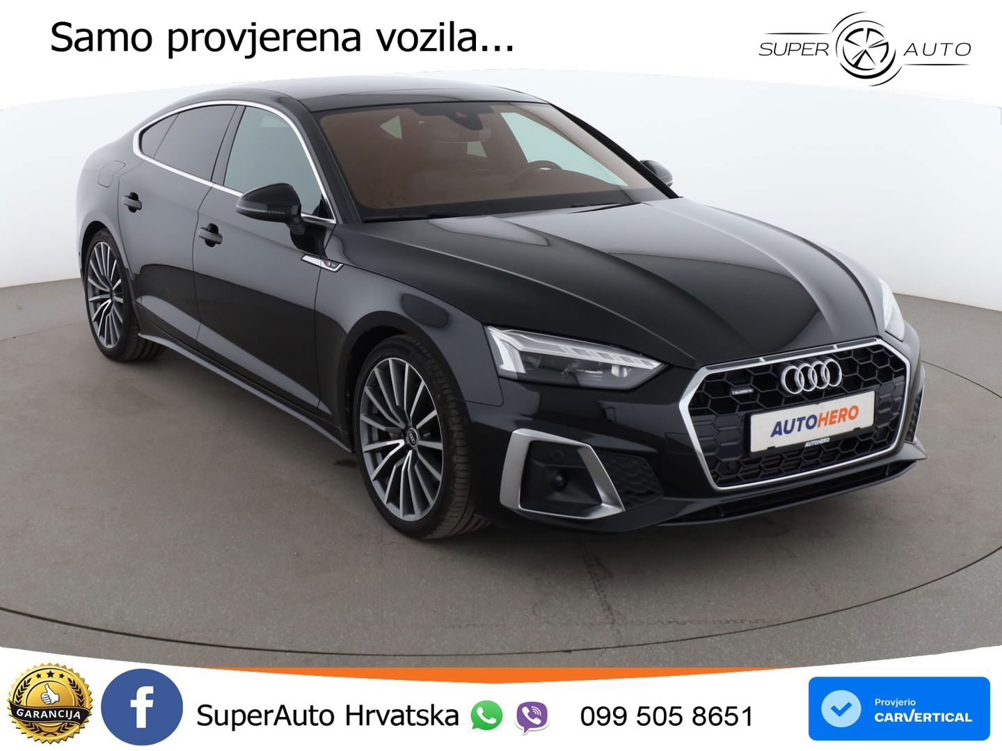 Audi A5 Sportback  40 TFSI (204 KS) quattro S tronic S line LED+GR SJED+ACC