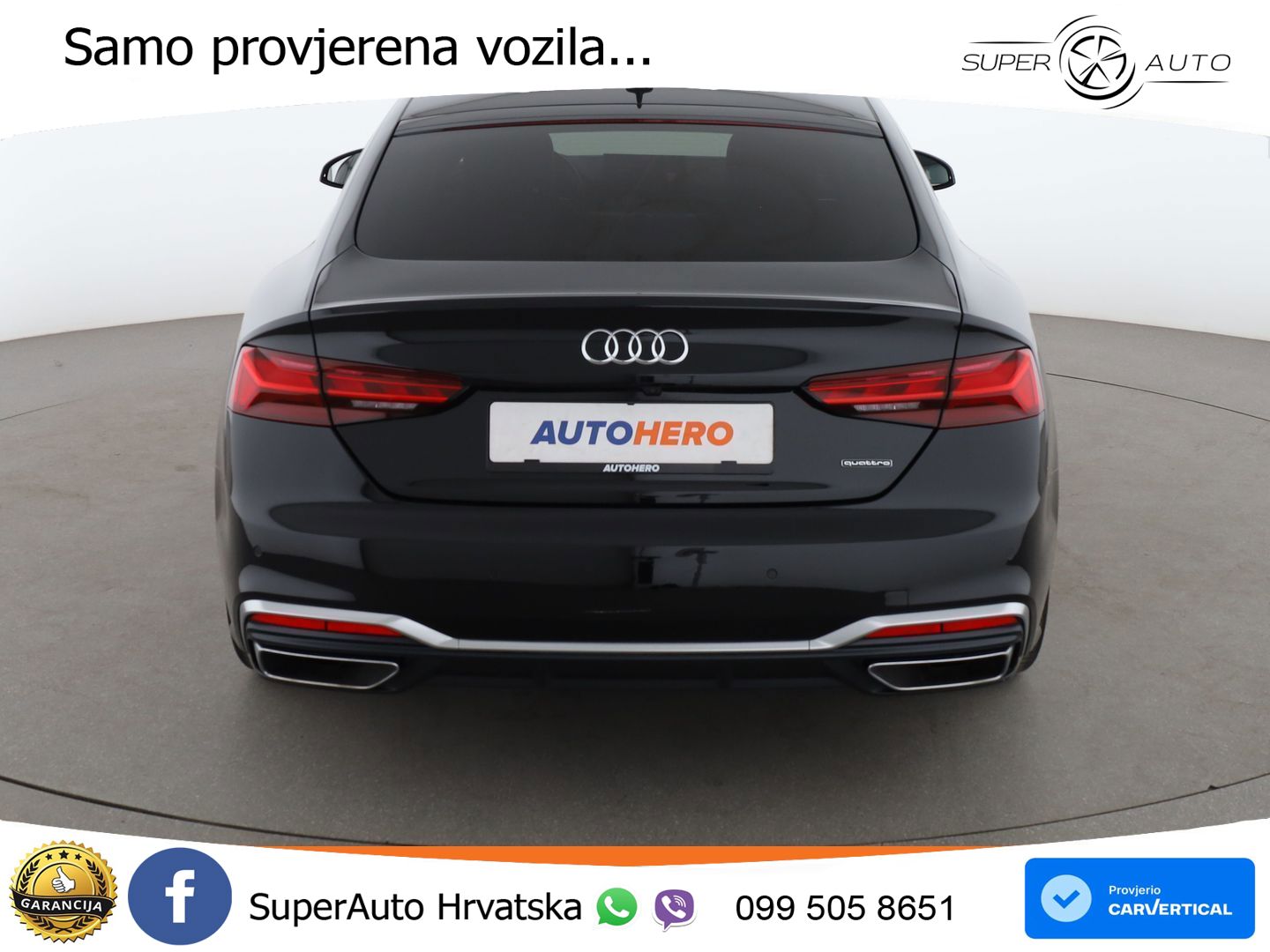 Audi A5 Sportback  40 TFSI (204 KS) quattro S tronic S line LED+GR SJED+ACC