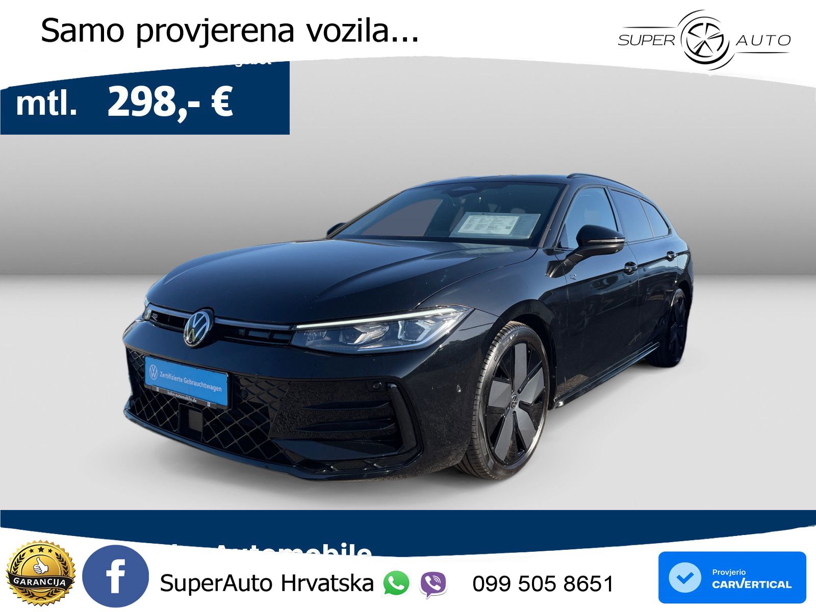Volkswagen Passat Variant 2.0 TDI (193 KS) 4MOTION DSG R-Line LED+GR SJED+ACC