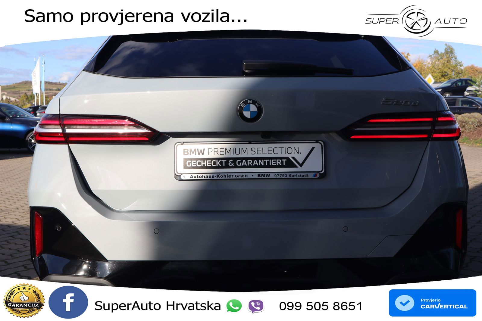 BMW 520d Touring (197 KS) Steptronic M Sport ACC+HEAD+4xGR SJED+360+PANO
