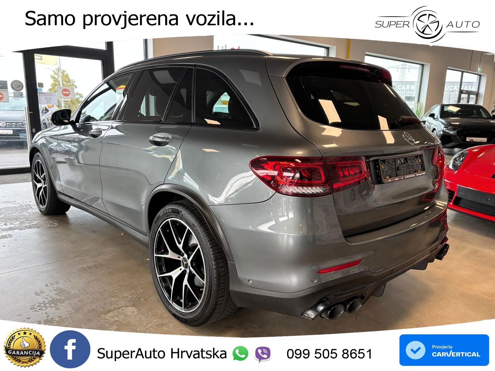 Mercedes AMG GLC 43 V6 (390 KS) 4MATIC TCT LED+GR SJED+ACC