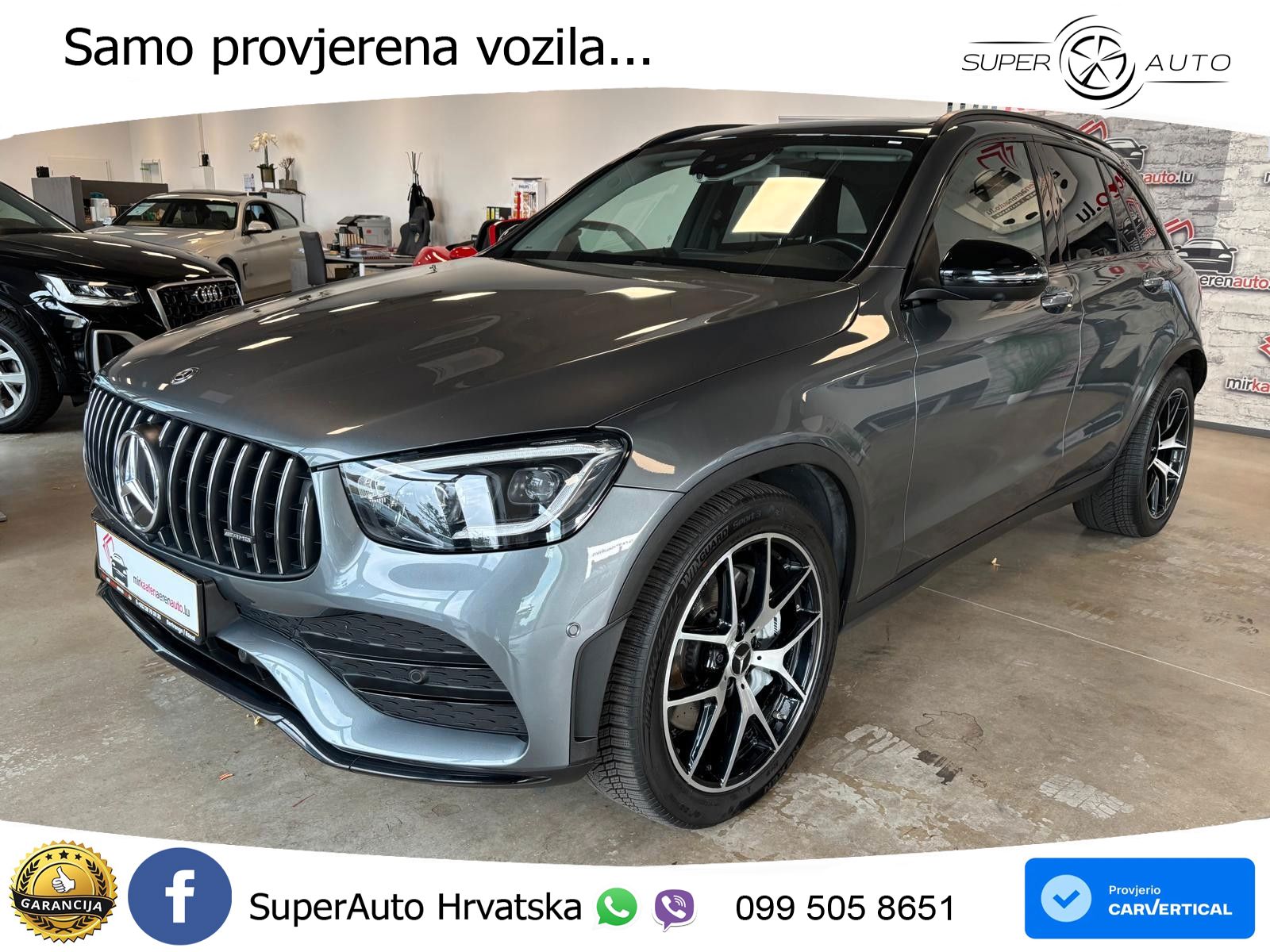 Mercedes AMG GLC 43 V6 (390 KS) 4MATIC TCT LED+GR SJED+ACC