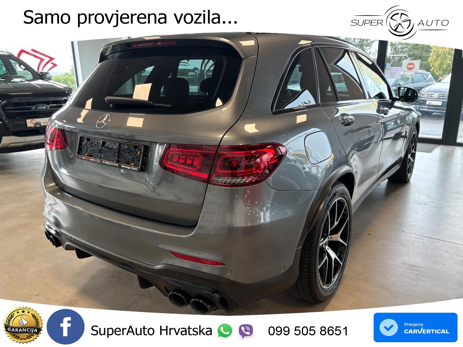 Mercedes AMG GLC 43 V6 (390 KS) 4MATIC TCT LED+GR SJED+ACC
