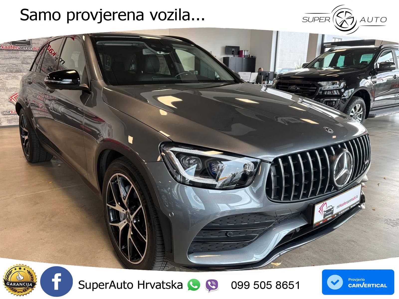 Mercedes AMG GLC 43 V6 (390 KS) 4MATIC TCT LED+GR SJED+ACC