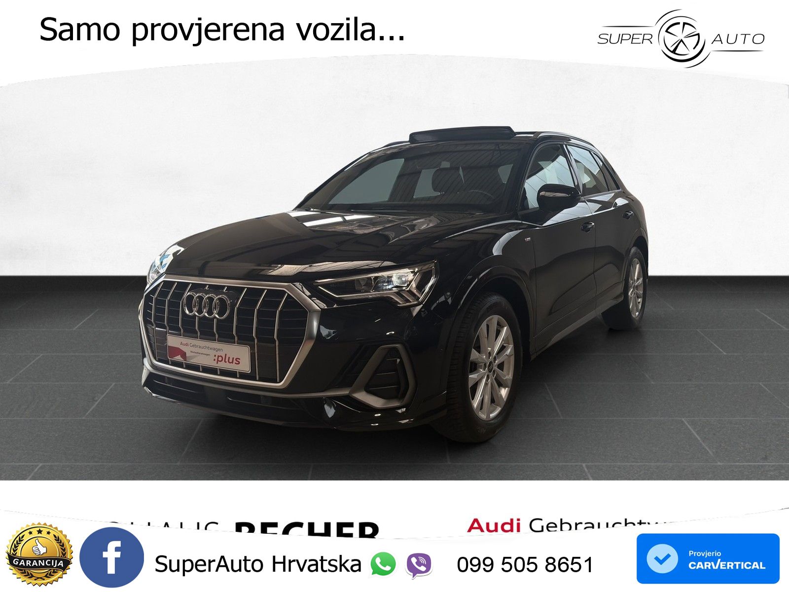 Audi Q3 35 TFSI (150 KS) S tronic S line LED+GR SJED+ACC