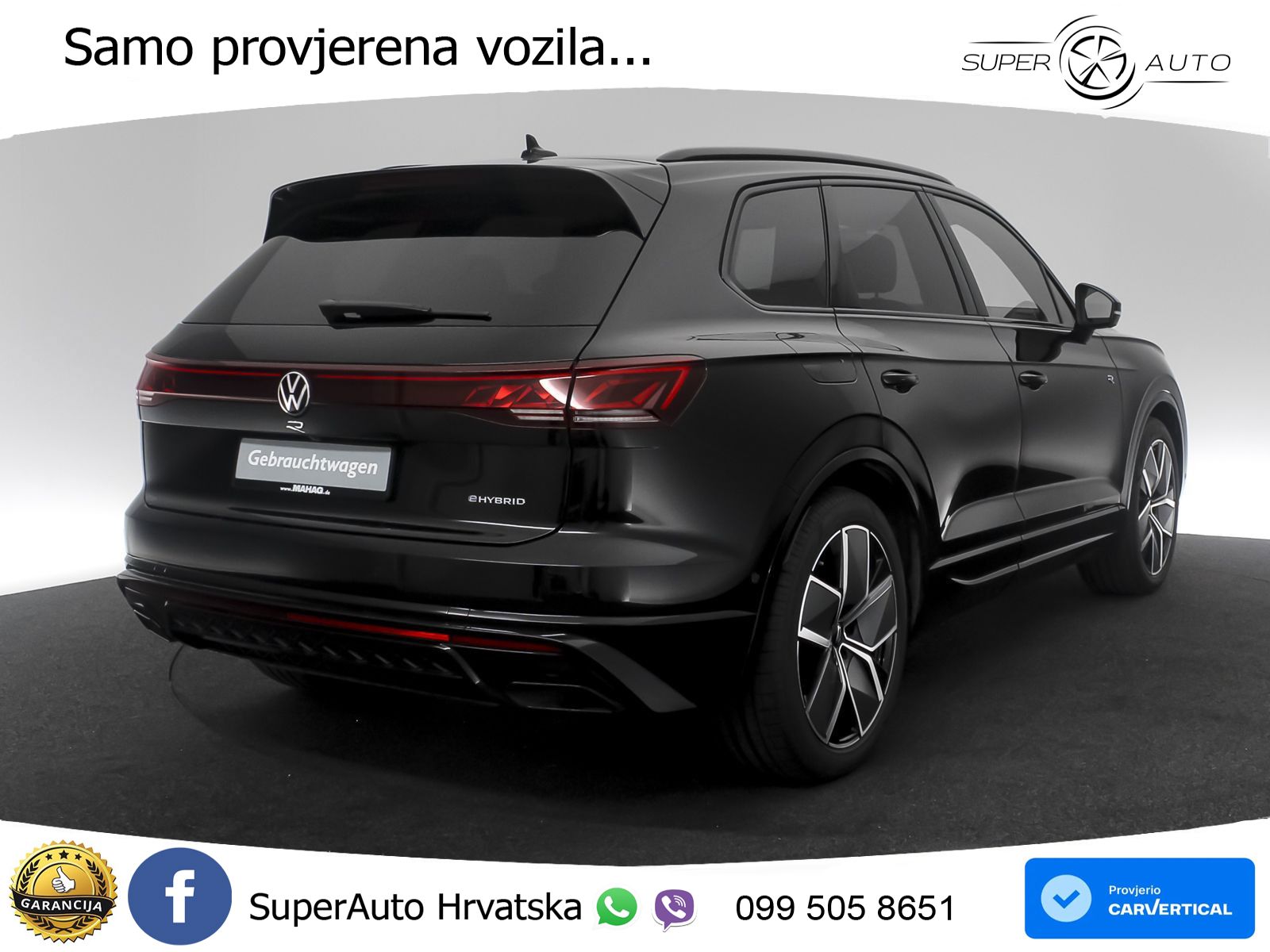 Volkswagen Touareg R 3.0 V6 TFSI (462 KS) 4MOTION Tiptronic ZRAČNI+ACC+4xGR SJED+KAM