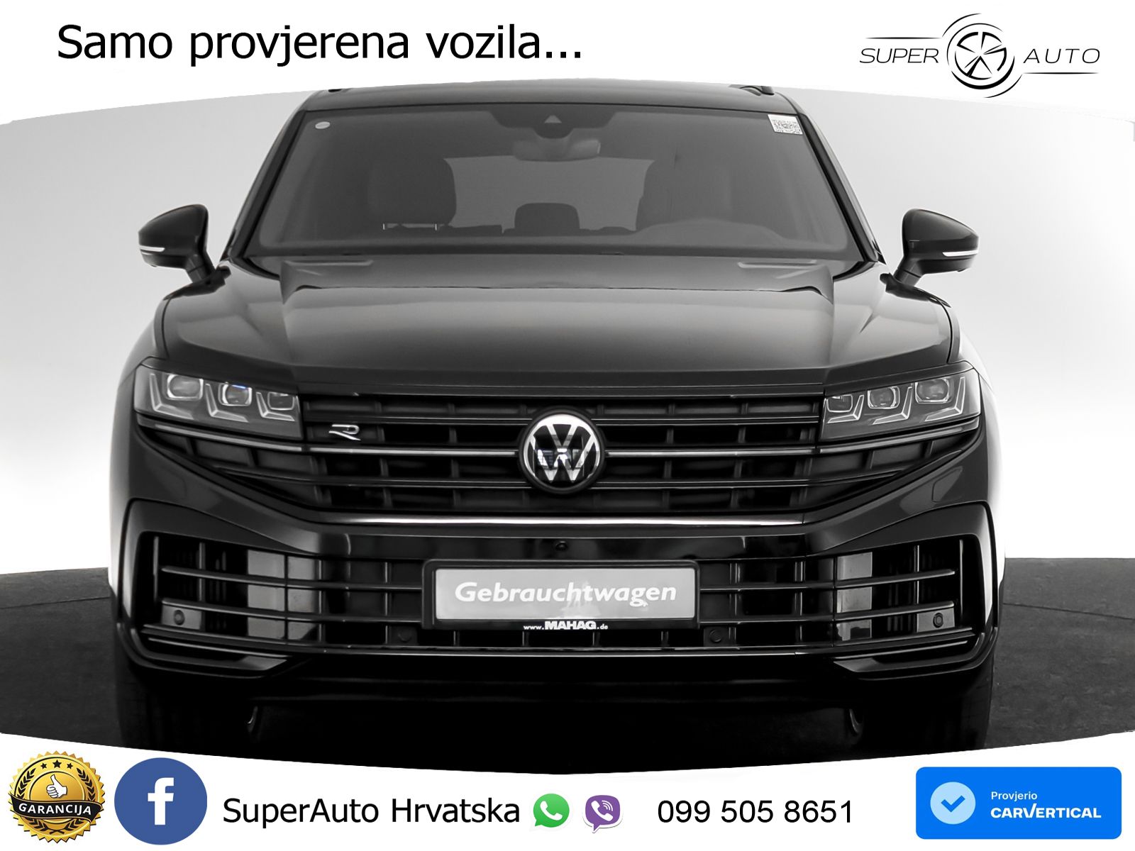 Volkswagen Touareg R 3.0 V6 TFSI (462 KS) 4MOTION Tiptronic ZRAČNI+ACC+4xGR SJED+KAM