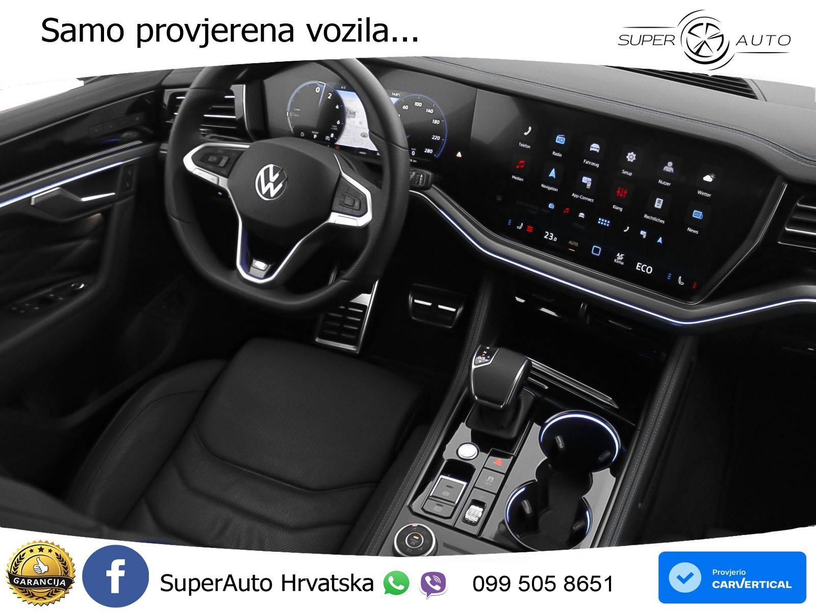 Volkswagen Touareg R 3.0 V6 TFSI (462 KS) 4MOTION Tiptronic ZRAČNI+ACC+4xGR SJED+KAM