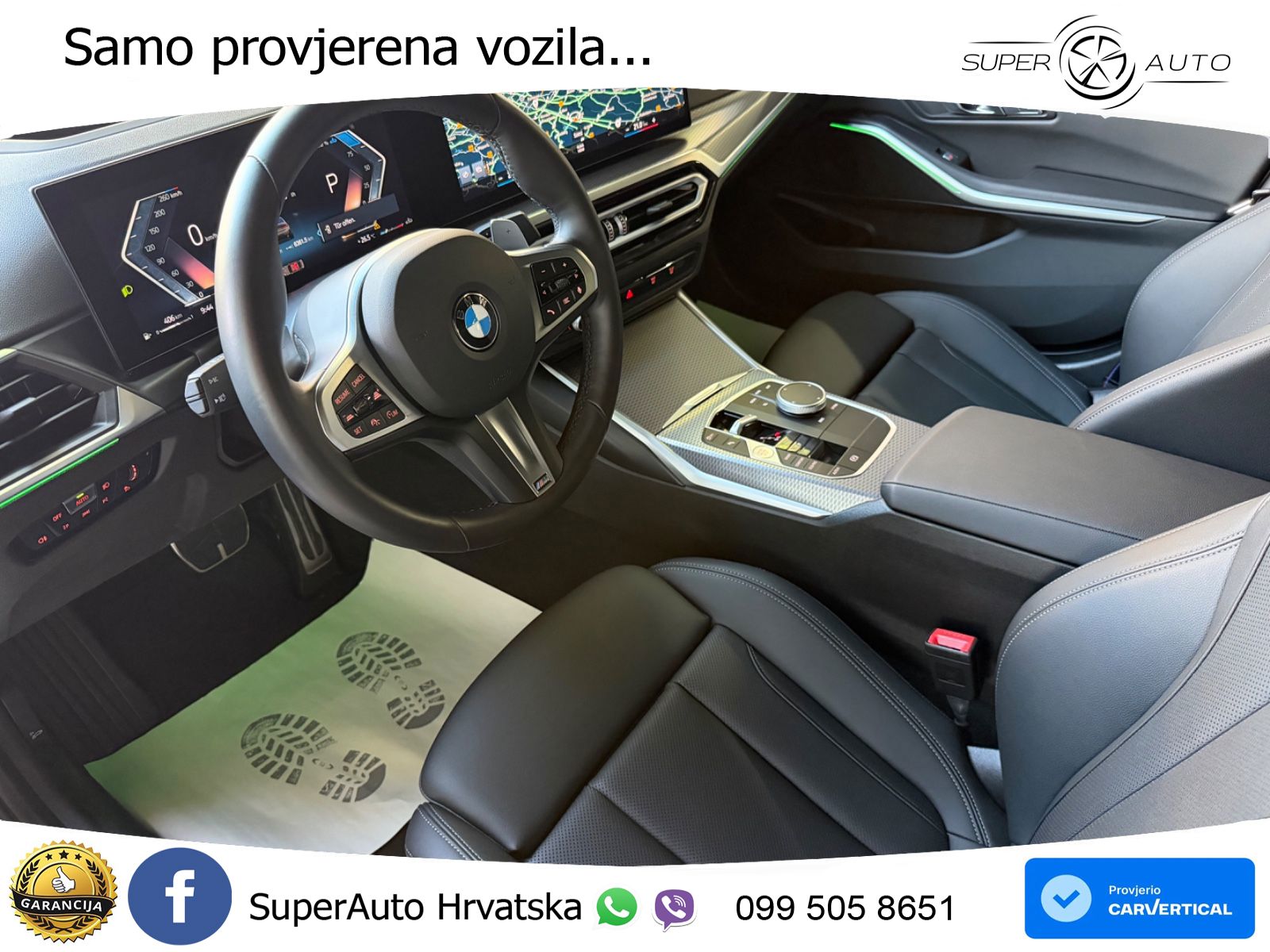 BMW 320d (190 KS) Steptronic M Sport LED+GR SJED+ACC