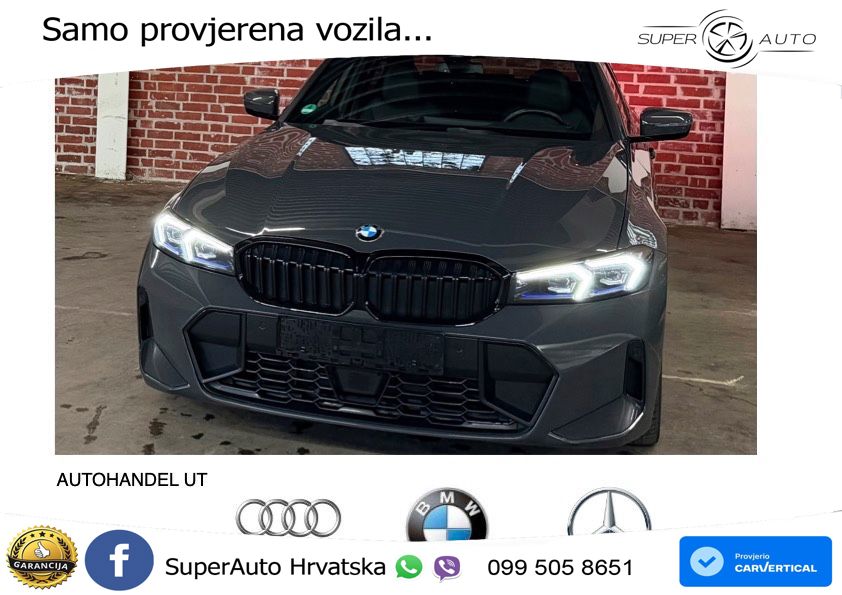 BMW 320d (190 KS) Steptronic M Sport LED+GR SJED+ACC