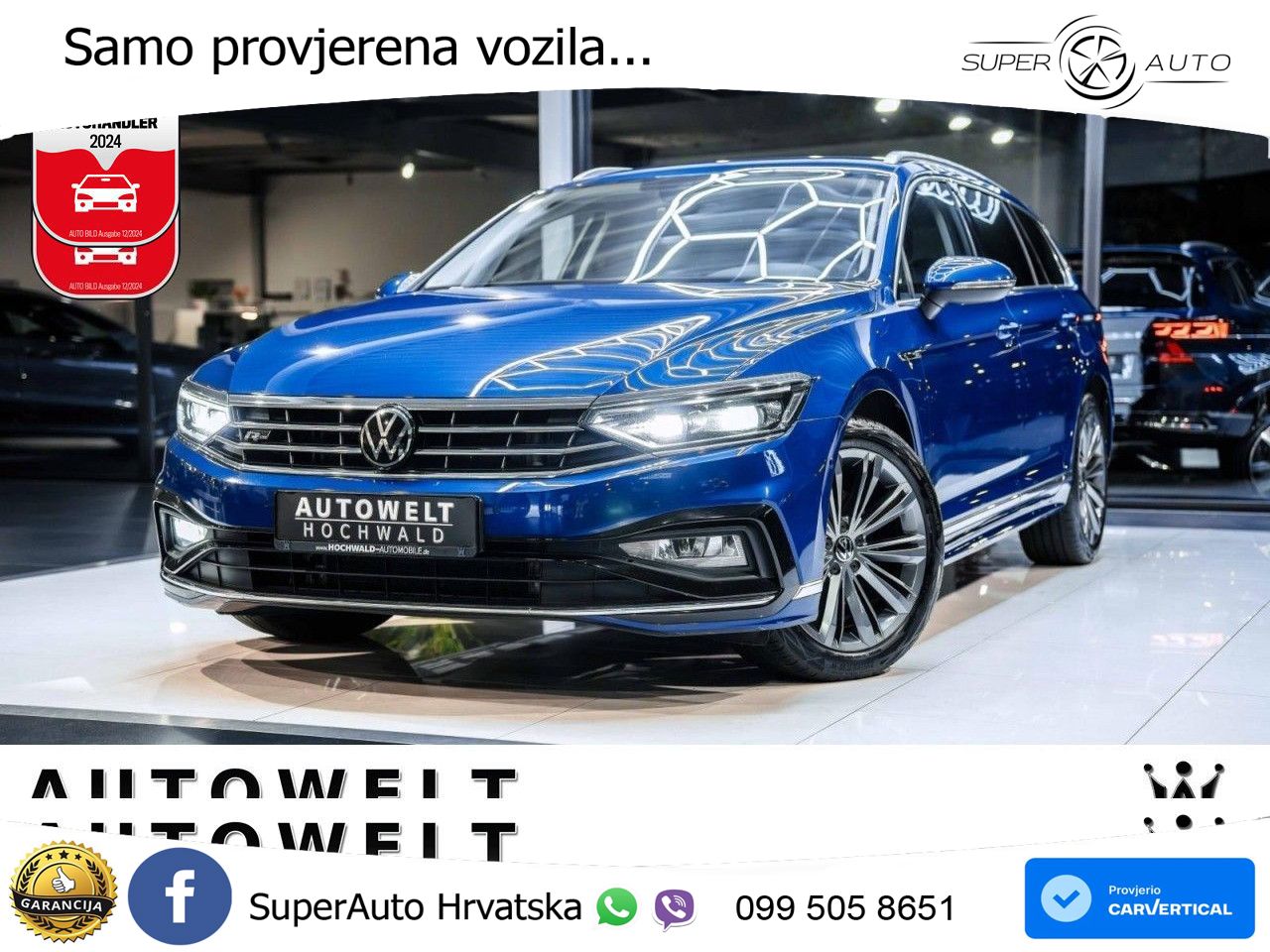 Volkswagen Passat Variant 2.0 TDI (150 KS) DSG R-Line MATRIX+GR SJED+KAM
