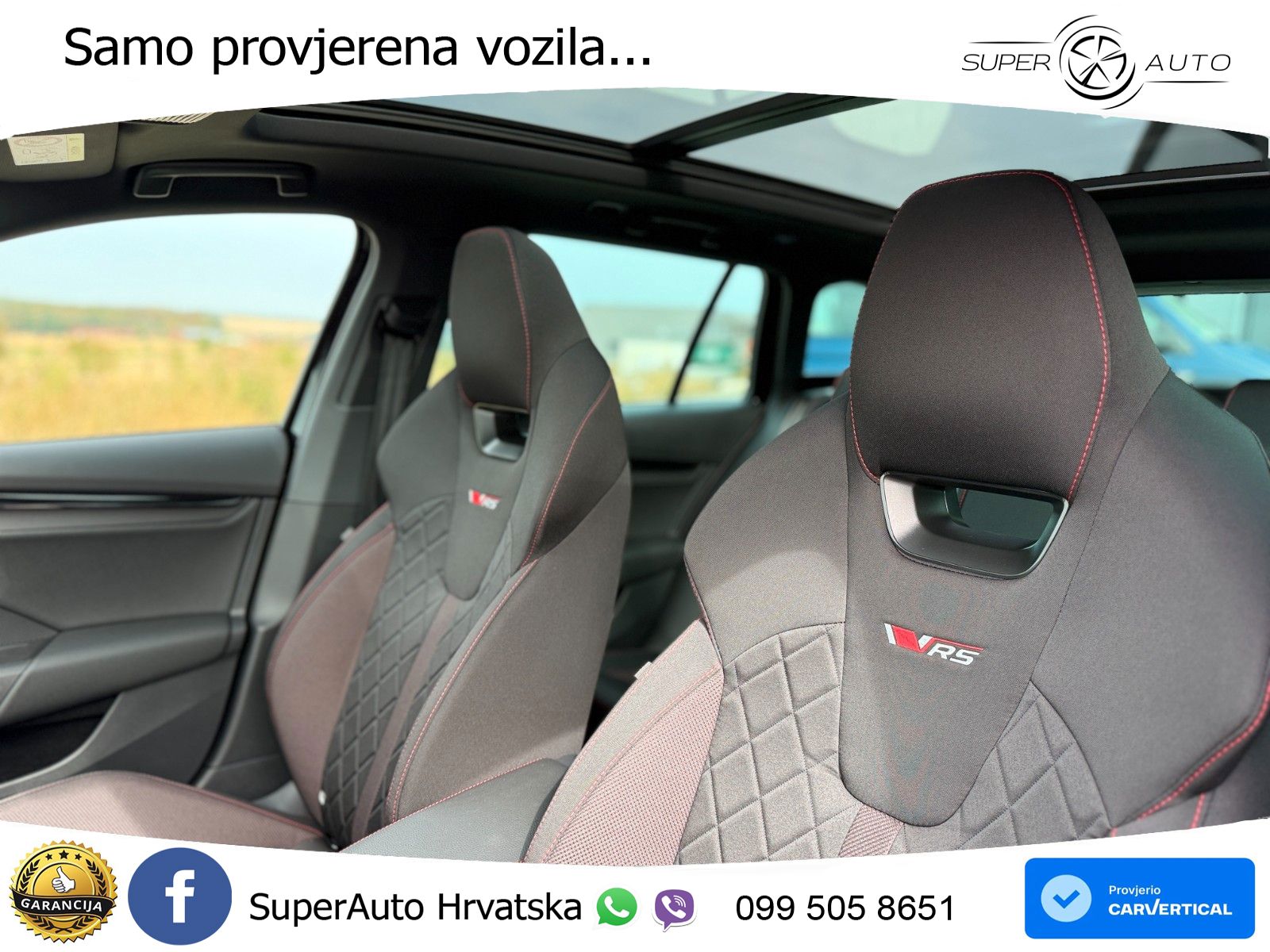 Škoda Octavia Combi RS 2.0 TSI (265 KS) DSG MATRIX+GR SJED+KAM