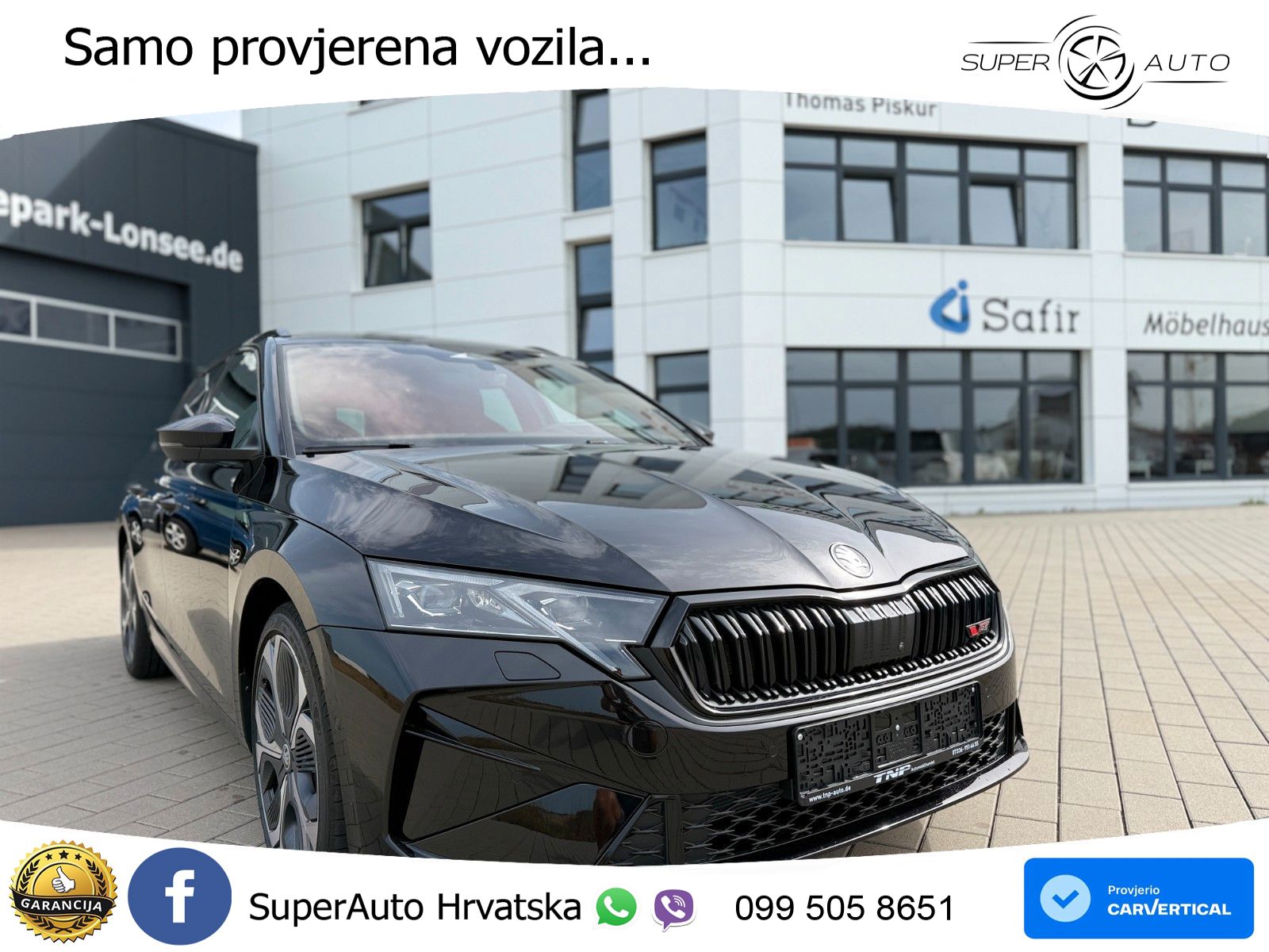 Škoda Octavia Combi RS 2.0 TSI (265 KS) DSG MATRIX+GR SJED+KAM