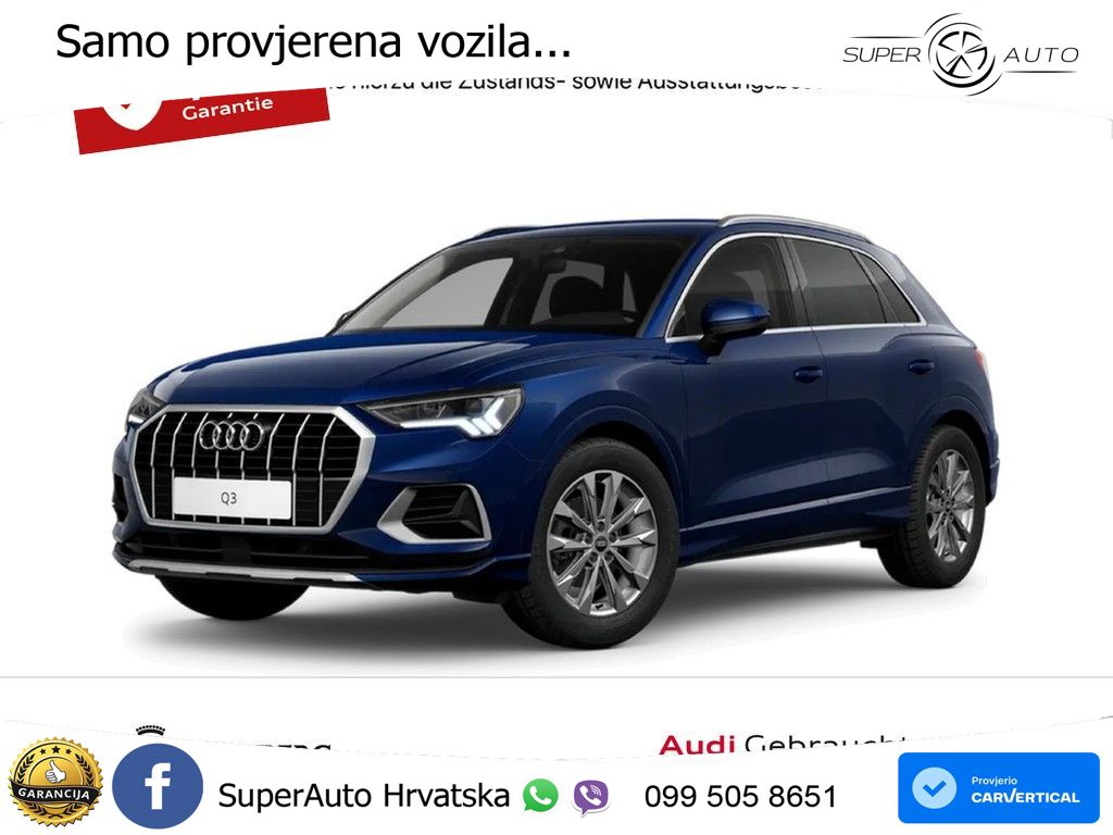 Audi Q3 35 TFSI (150 KS) S tronic advanced MATRIX+GR SJED+KAM