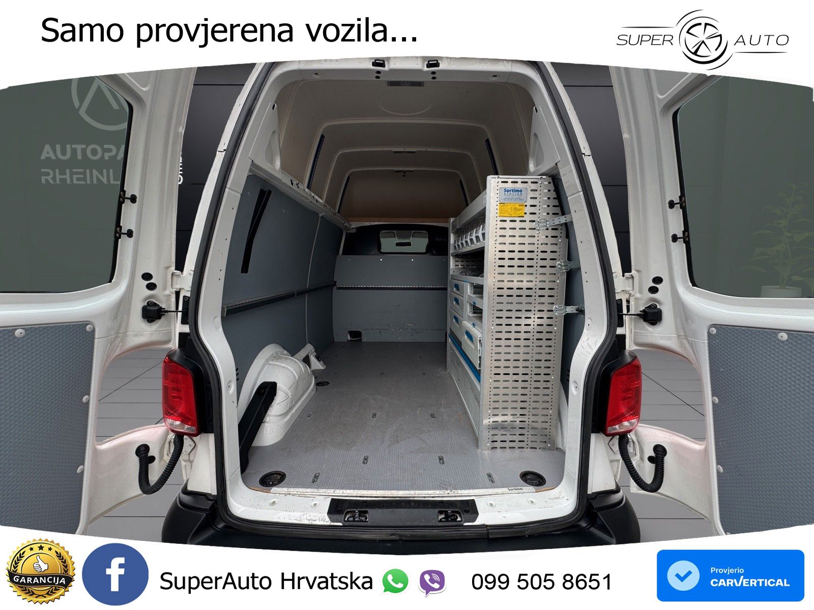 Volkswagen T6 Transporter*Hoch-Lang*Klima*Navi*Regalsystem 150 KS