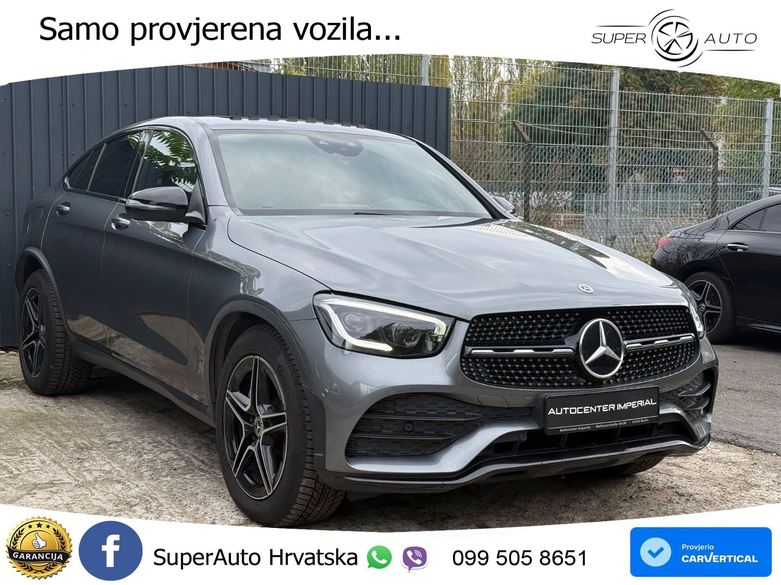 Mercedes GLC Coupe 220d (194 KS) 4MATIC G-TRONIC AMG LED+GR SJED+ACC