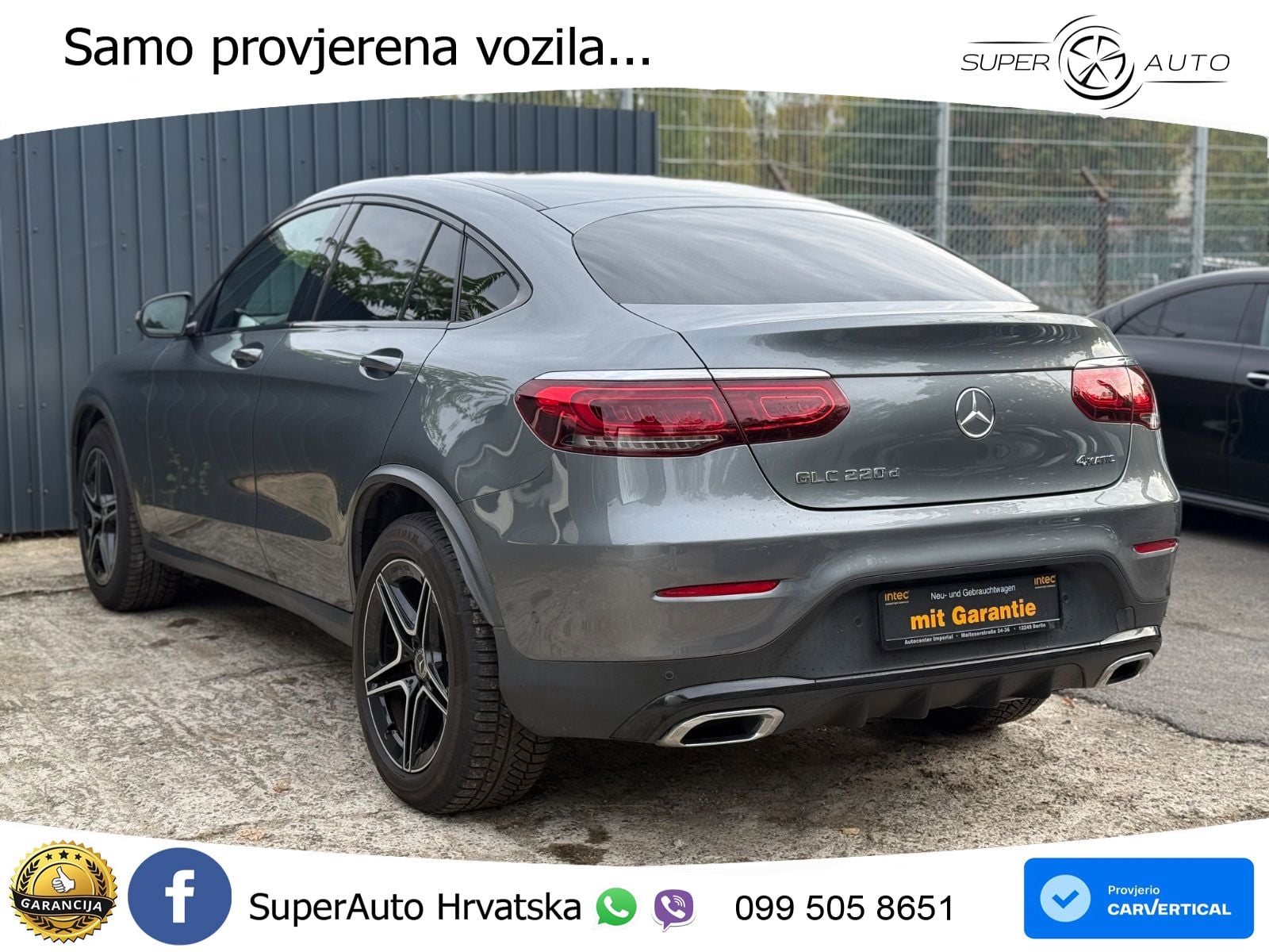 Mercedes GLC Coupe 220d (194 KS) 4MATIC G-TRONIC AMG LED+GR SJED+ACC
