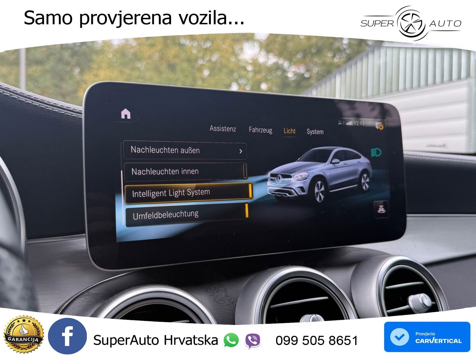 Mercedes GLC Coupe 220d (194 KS) 4MATIC G-TRONIC AMG LED+GR SJED+ACC