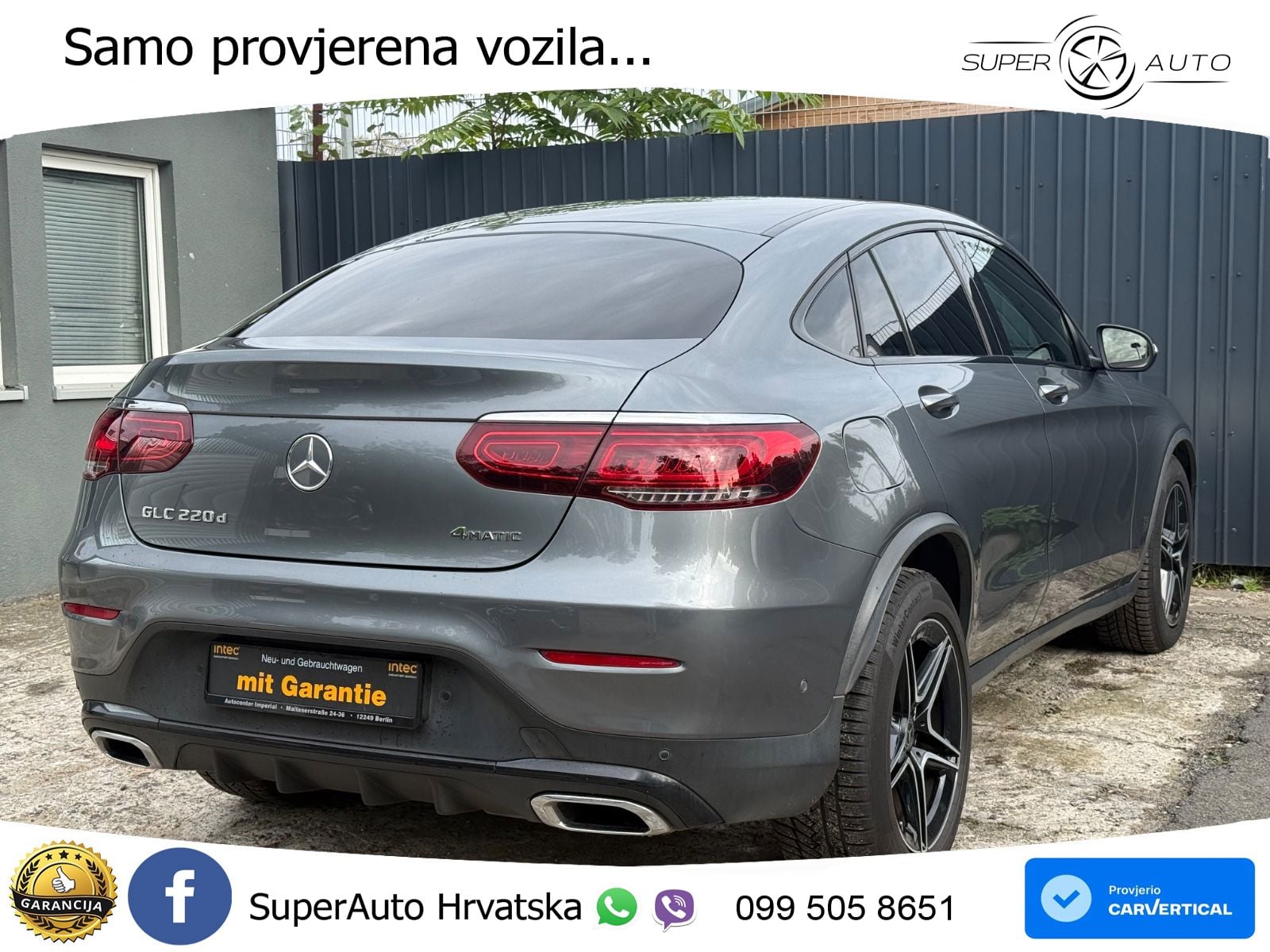 Mercedes GLC Coupe 220d (194 KS) 4MATIC G-TRONIC AMG LED+GR SJED+ACC