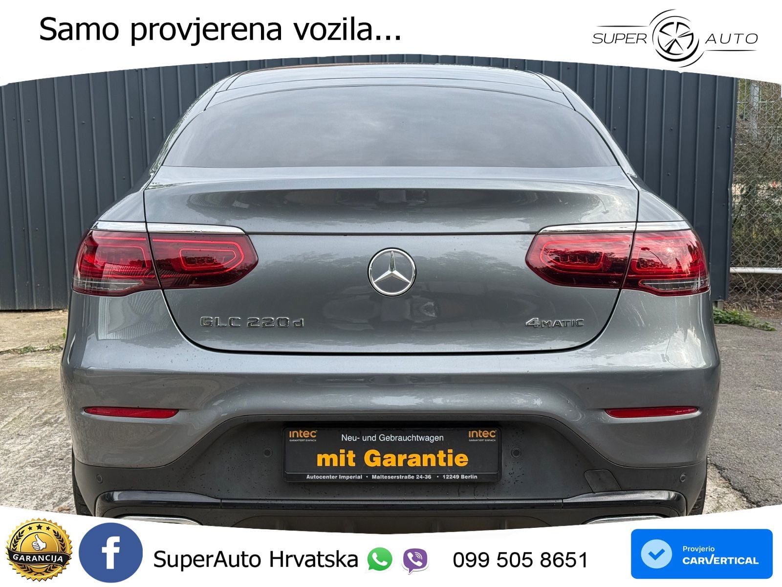 Mercedes GLC Coupe 220d (194 KS) 4MATIC G-TRONIC AMG LED+GR SJED+ACC