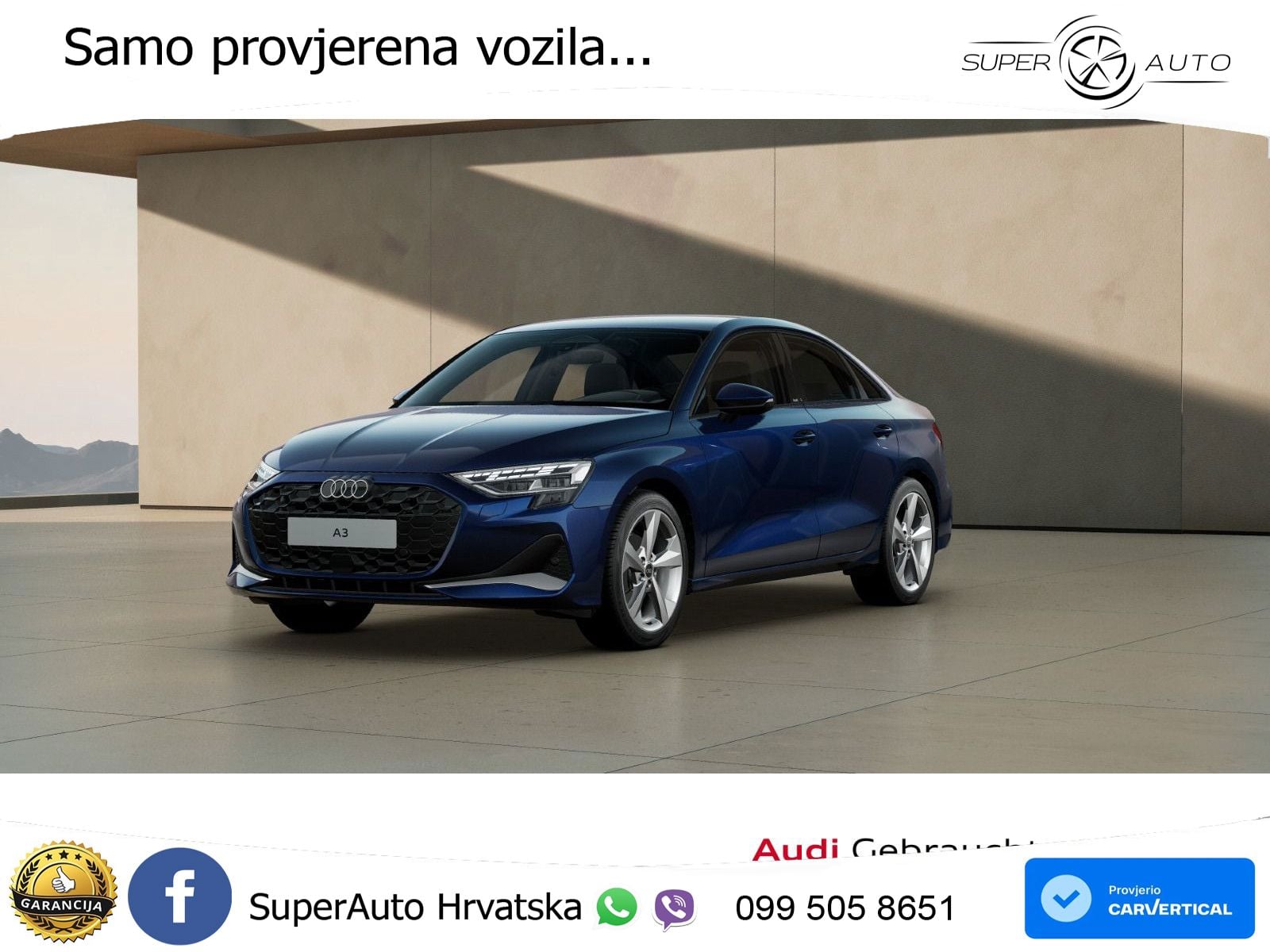 Audi A3 Limuzina 35 TFSI (150 KS) S tronic advanced LED+GR SJED+ACC