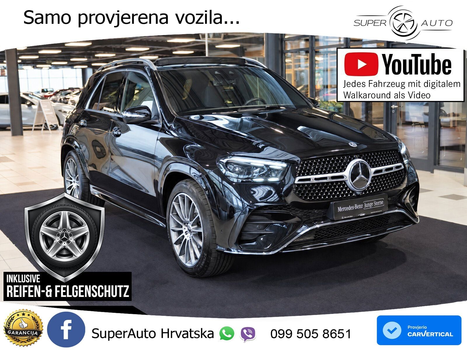 Mercedes GLE 450d (367 KS) EQ Boost 4MATIC 9G-TRONIC AMG ACC+HEAD+GR SJED+360+PANO