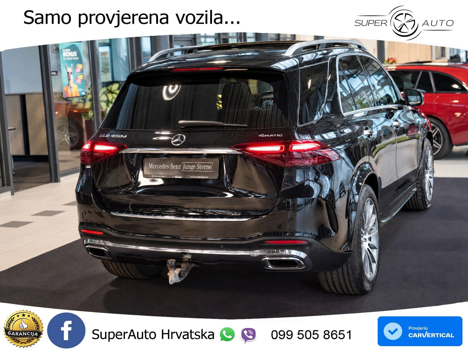 Mercedes GLE 450d (367 KS) EQ Boost 4MATIC 9G-TRONIC AMG ACC+HEAD+GR SJED+360+PANO