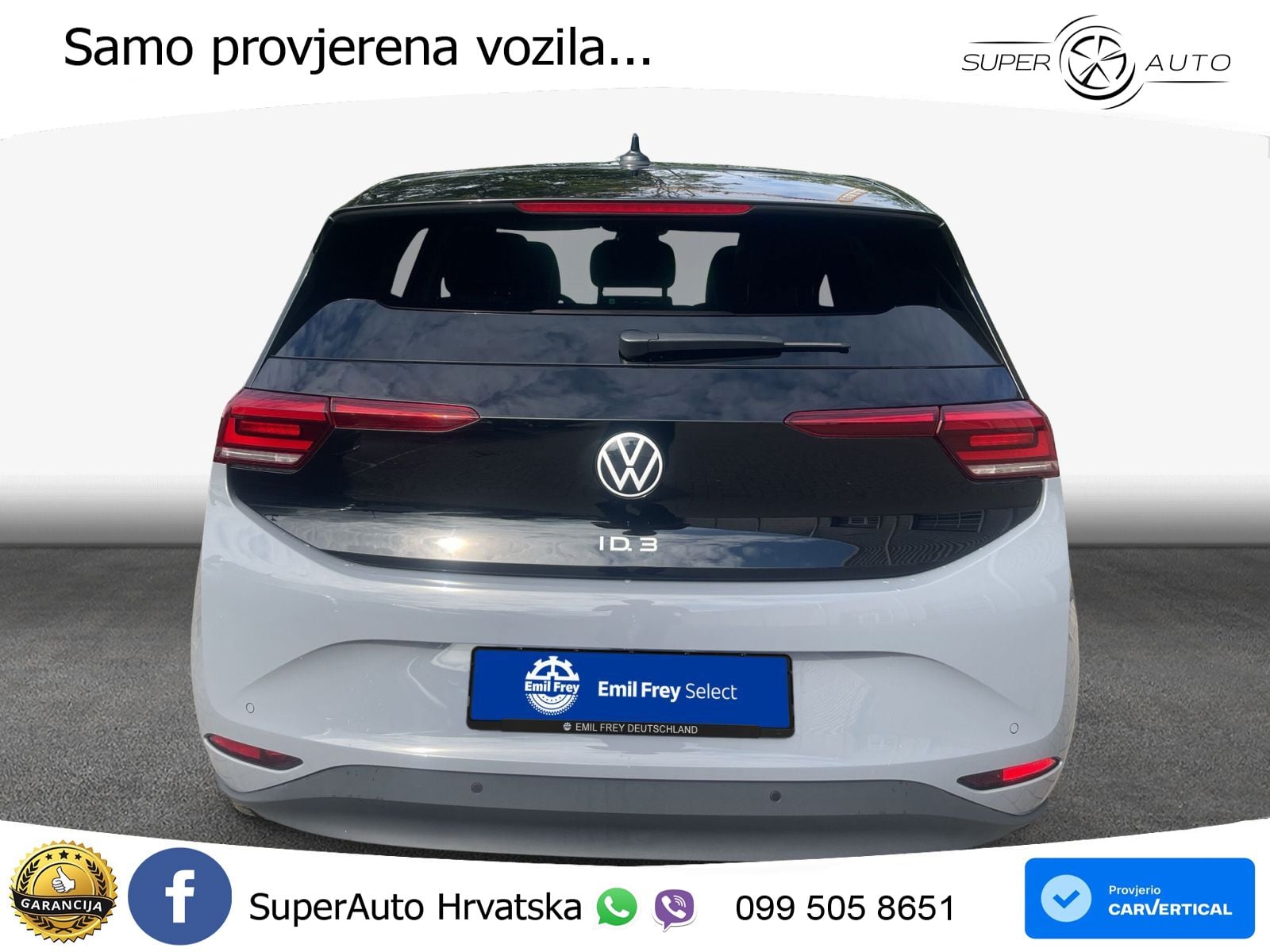 Volkswagen ID.3 Pro 62 kWh (204 KS) LED+GR SJED+ACC