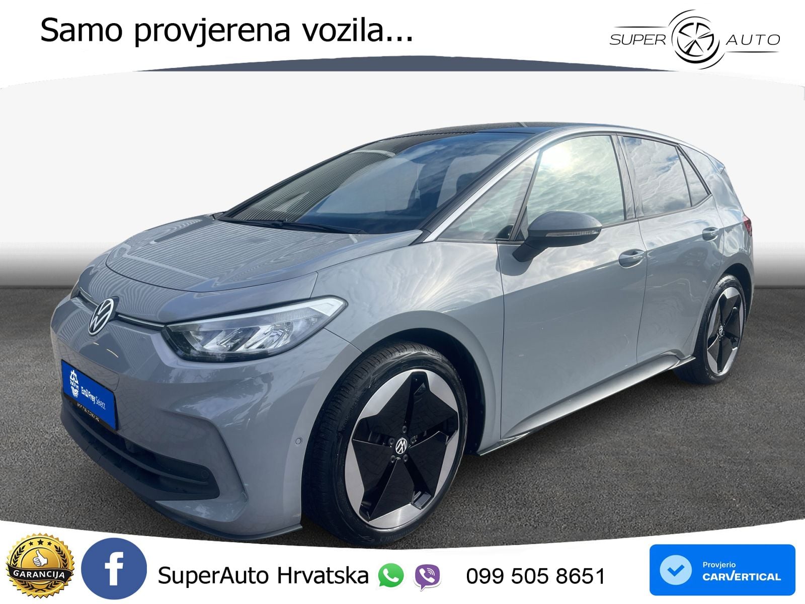 Volkswagen ID.3 Pro 62 kWh (204 KS) LED+GR SJED+ACC