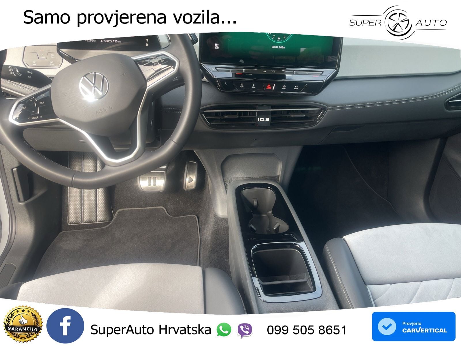 Volkswagen ID.3 Pro 62 kWh (204 KS) LED+GR SJED+ACC