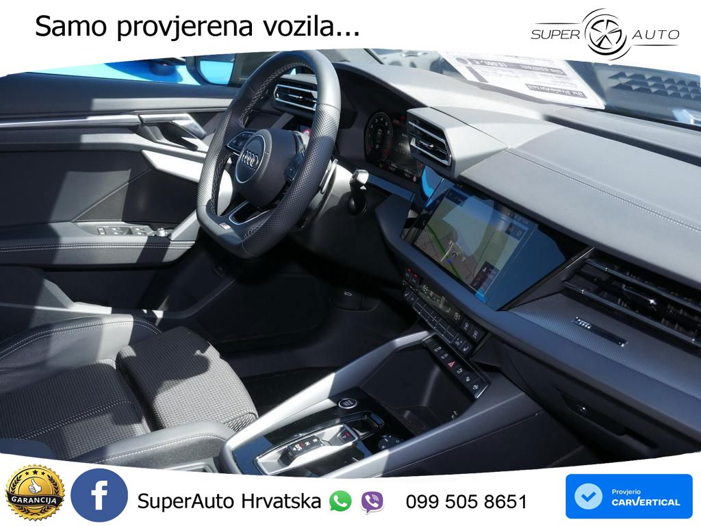 Audi A3 Limuzina 35 TFSI (150 KS) S tronic S line LED+GR SJED+ACC