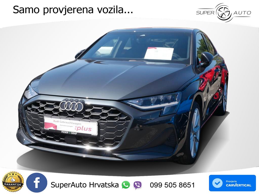 Audi A3 Limuzina 35 TFSI (150 KS) S tronic S line LED+GR SJED+ACC