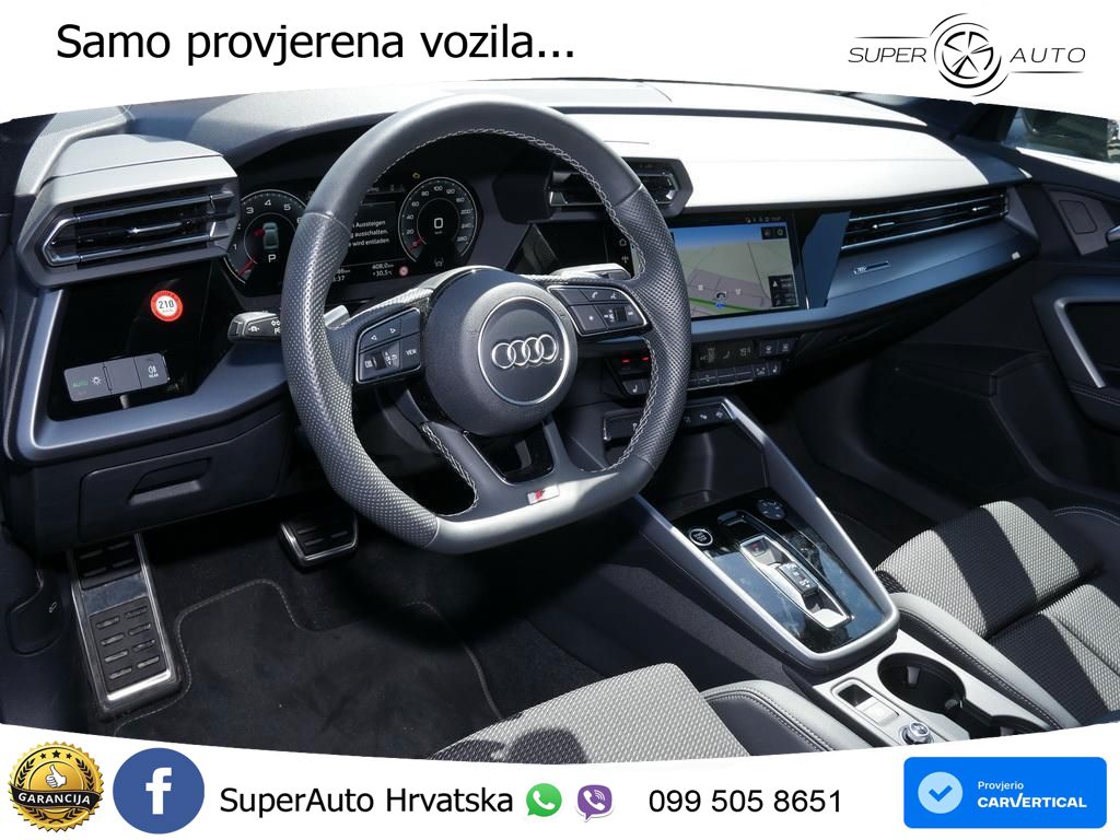 Audi A3 Limuzina 35 TFSI (150 KS) S tronic S line LED+GR SJED+ACC