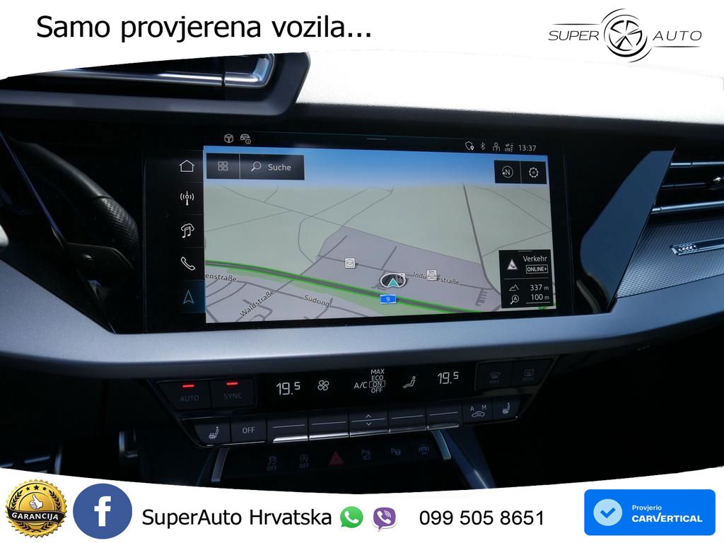 Audi A3 Limuzina 35 TFSI (150 KS) S tronic S line LED+GR SJED+ACC