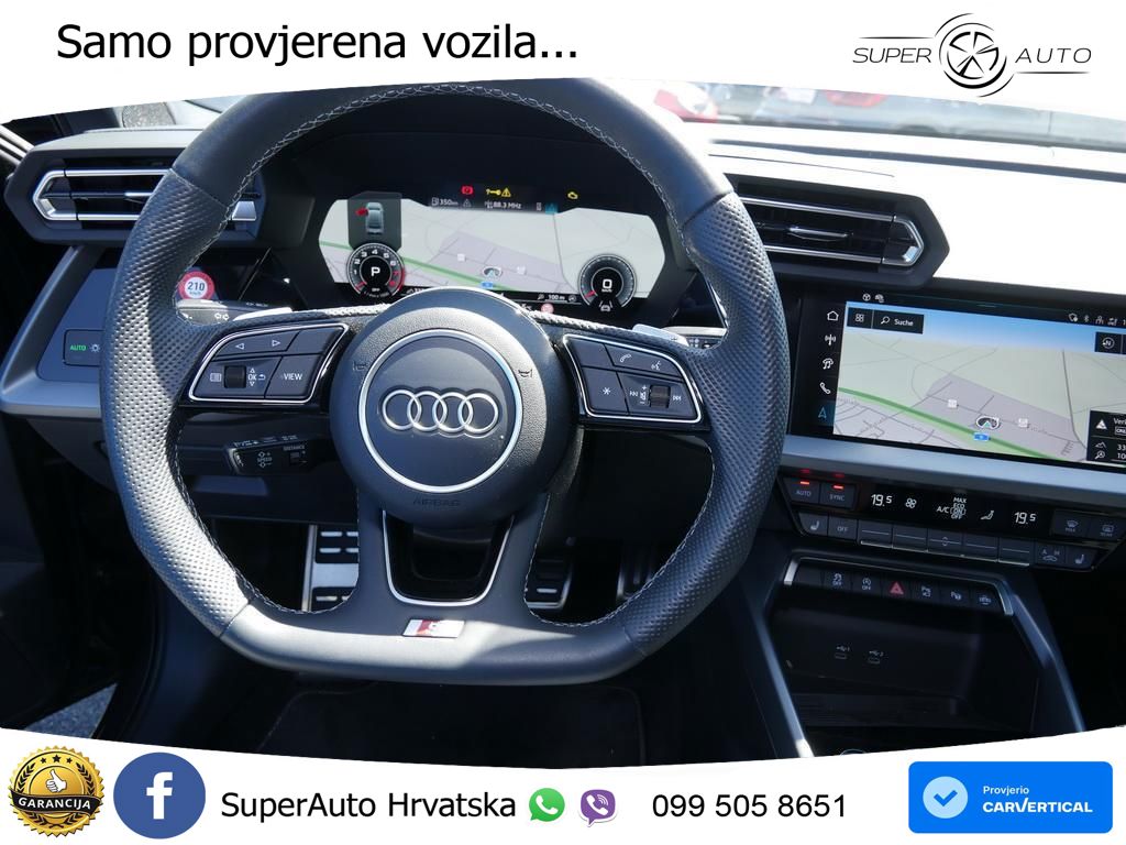 Audi A3 Limuzina 35 TFSI (150 KS) S tronic S line LED+GR SJED+ACC