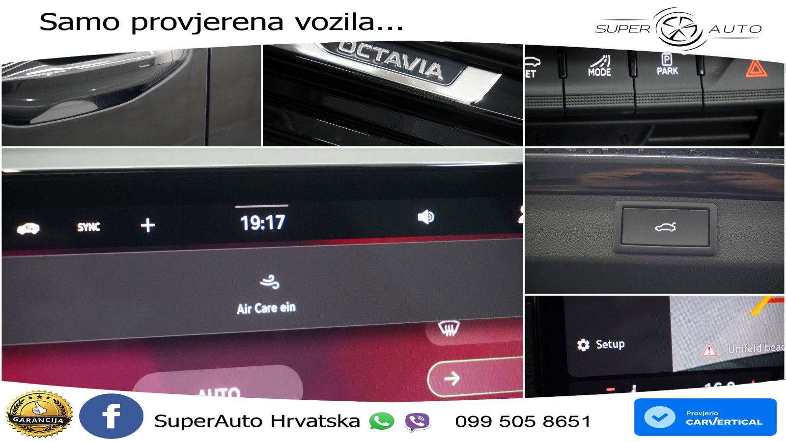 Škoda Octavia Combi RS 2.0 TSI (265 KS) DSG LED+GR SJED+ACC